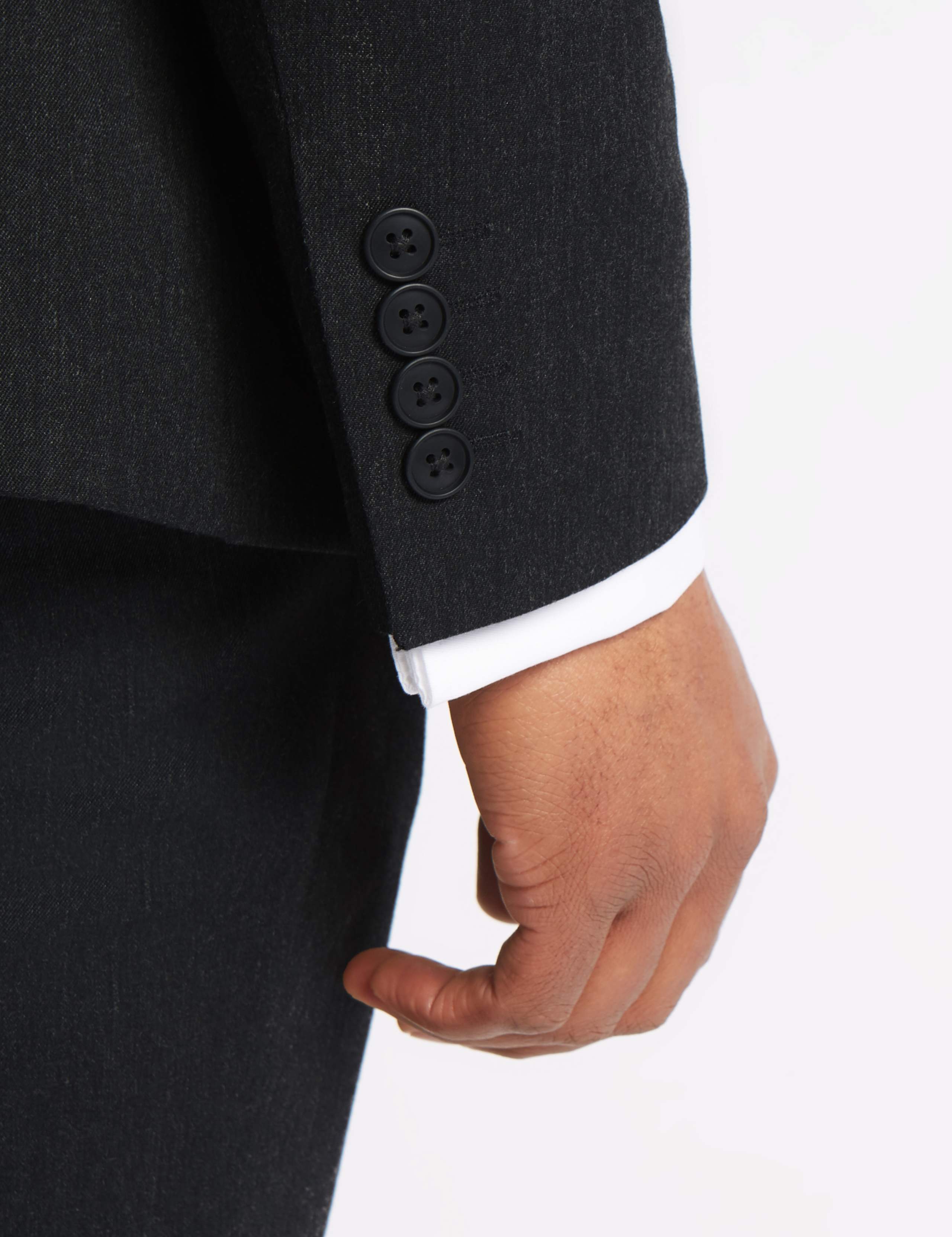 Charcoal Modern Slim Fit Jacket 6 of 8