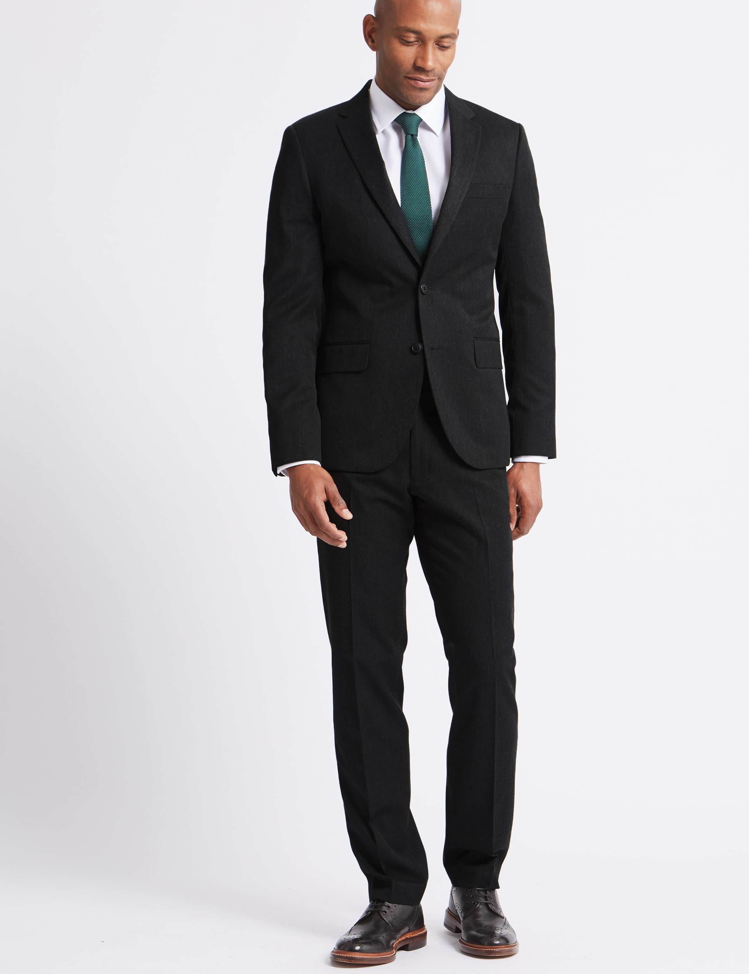 Charcoal Tailored Fit Jacket 3 of 8