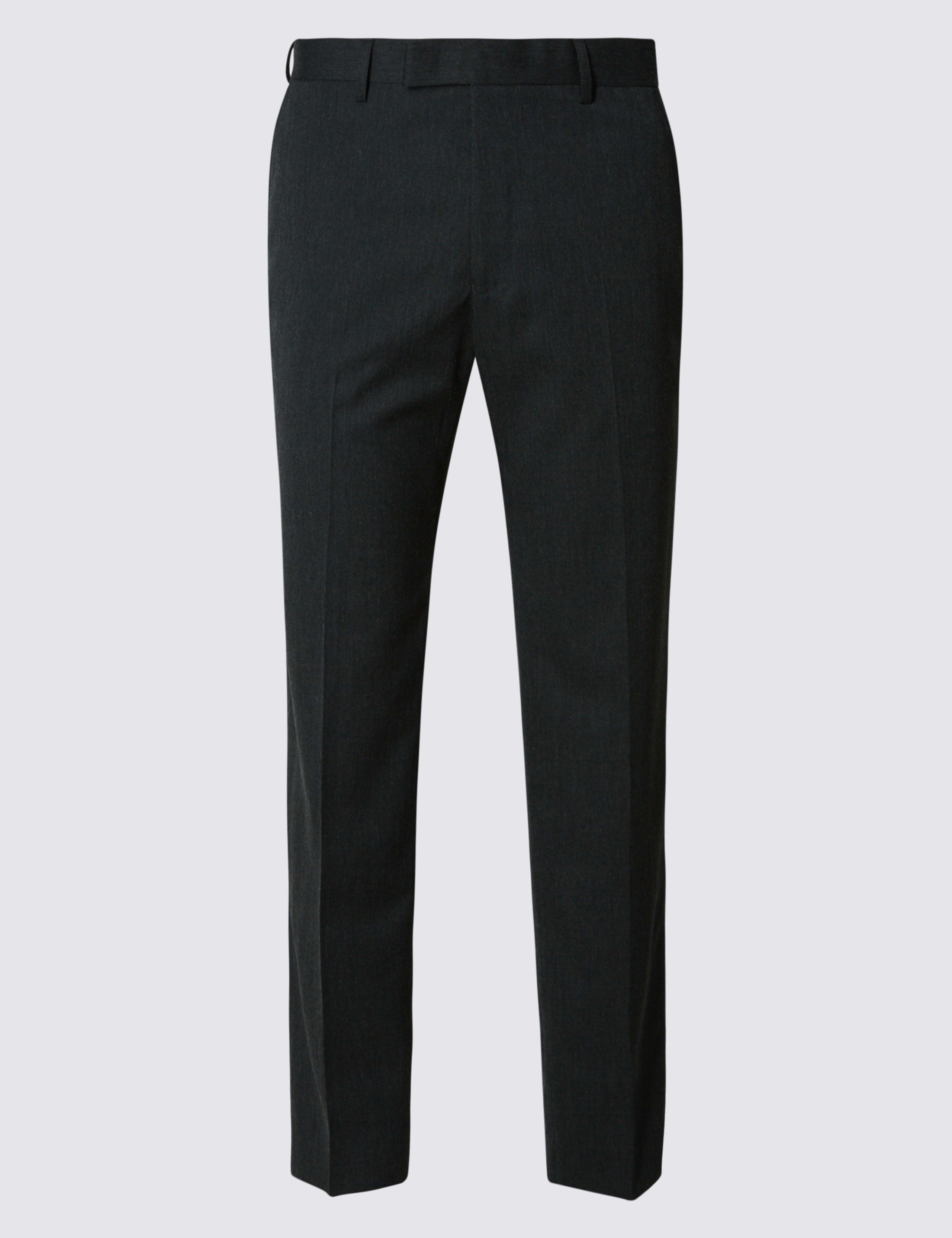 Charcoal Slim Fit Trousers 2 of 6