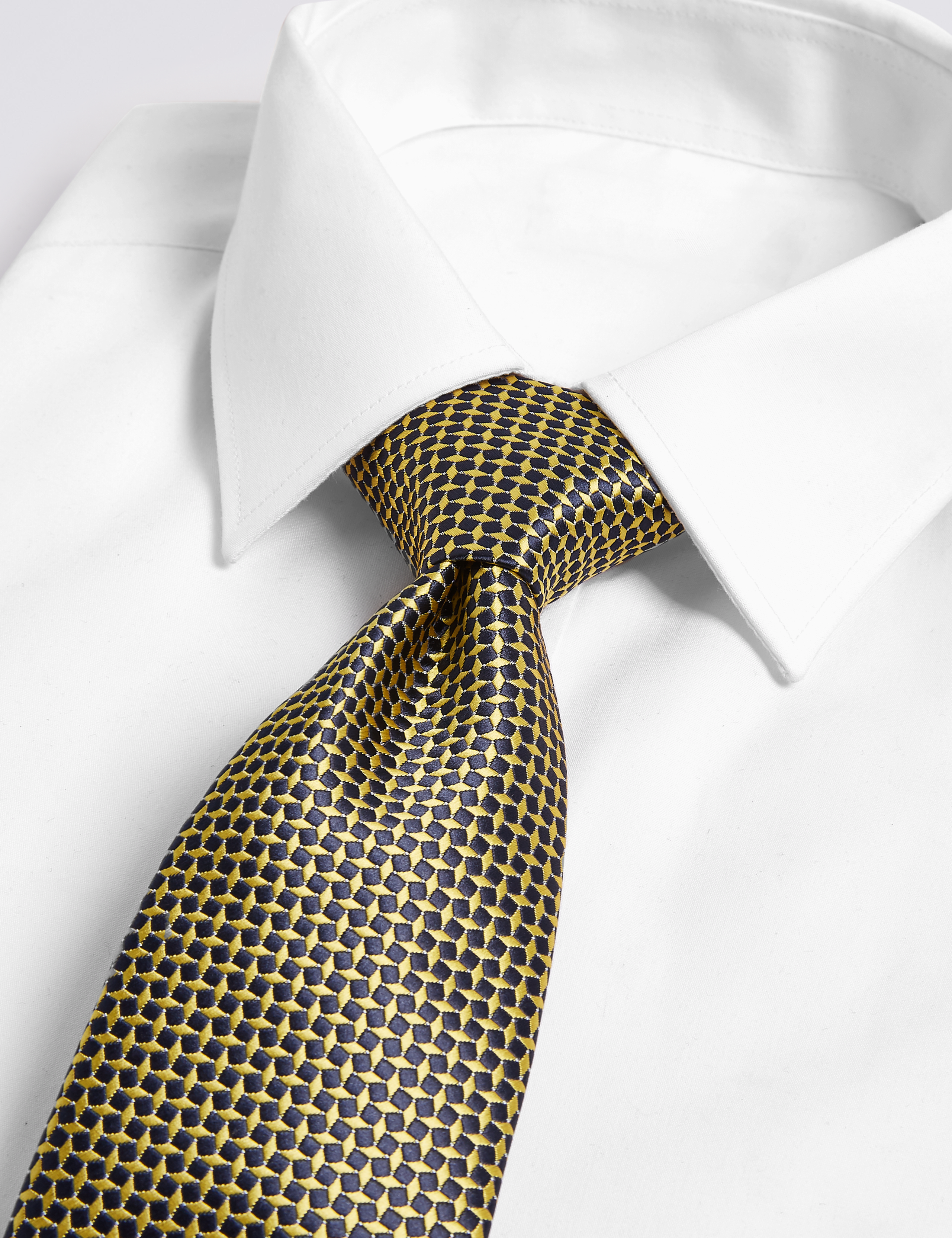 Mini Geometric Tie & Cufflink Set 2 of 4