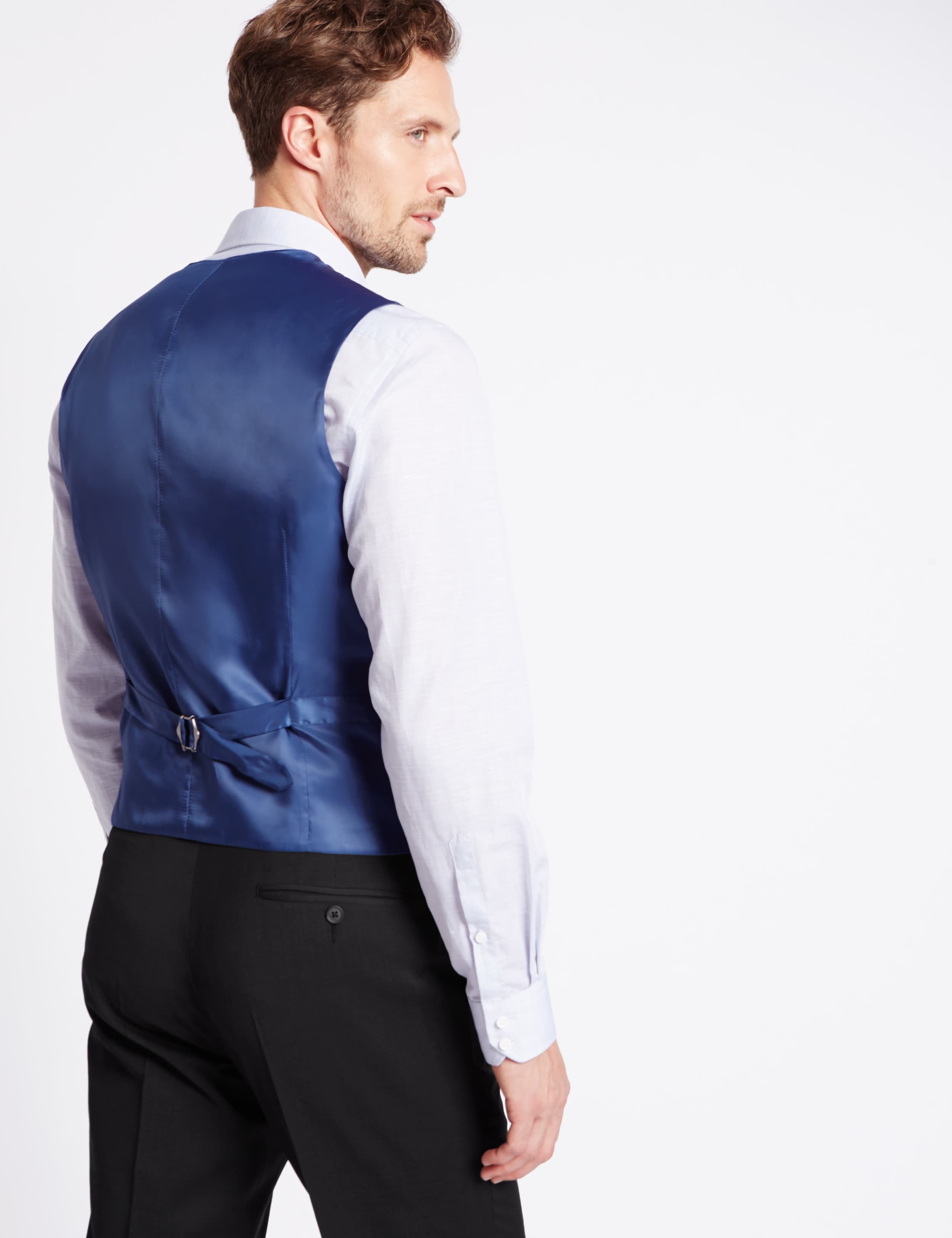 Charcoal Regular Fit Waistcoat 3 of 4