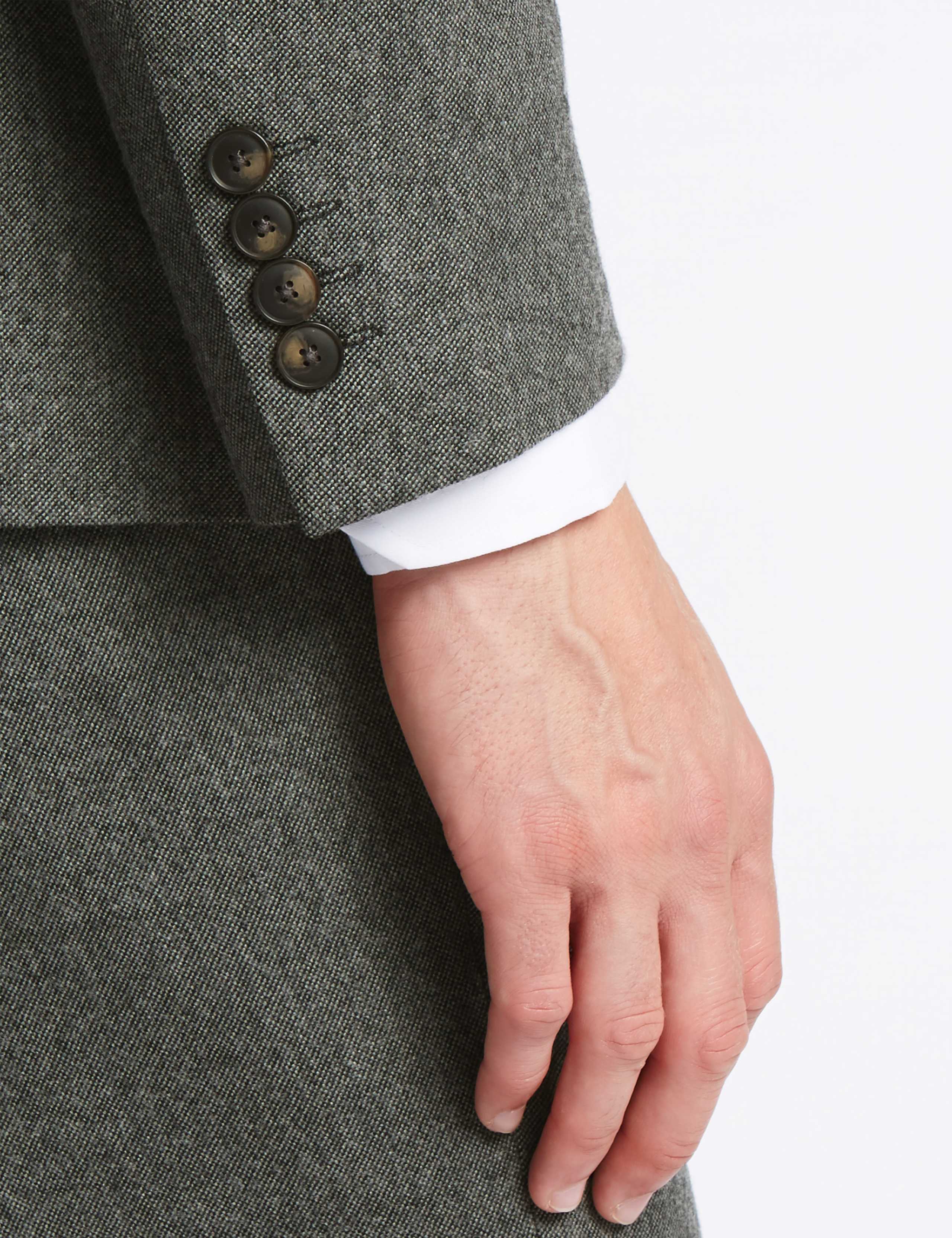 Big & Tall Grey Tailored Fit Jacket 7 of 9