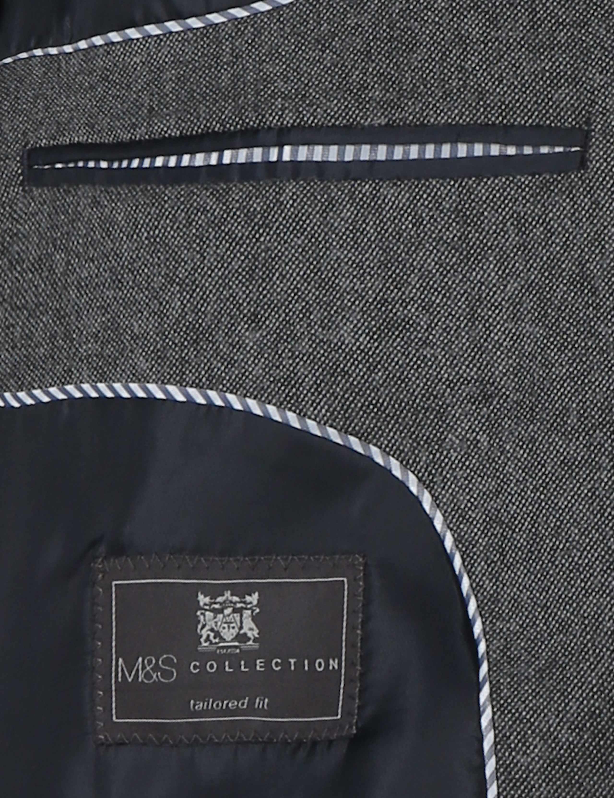 Big & Tall Grey Tailored Fit Jacket 9 of 9