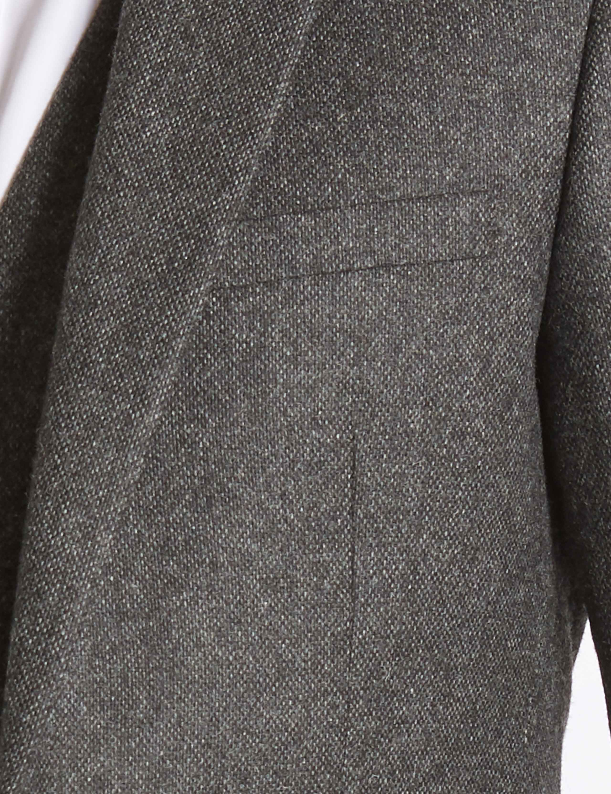 Charcoal Textured Slim Fit Jacket 5 of 9