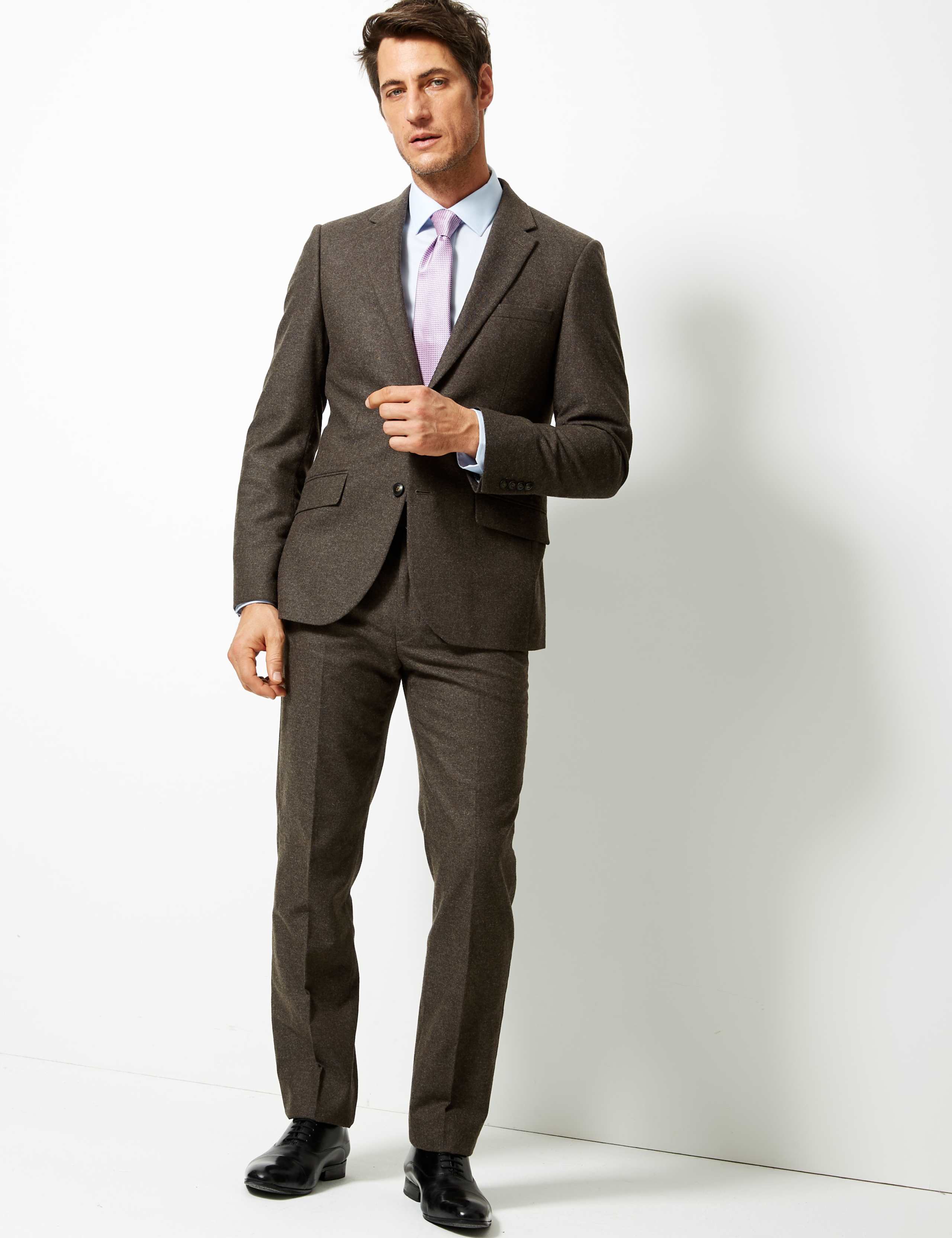 Textured Tailored Fit Jacket 1 of 8