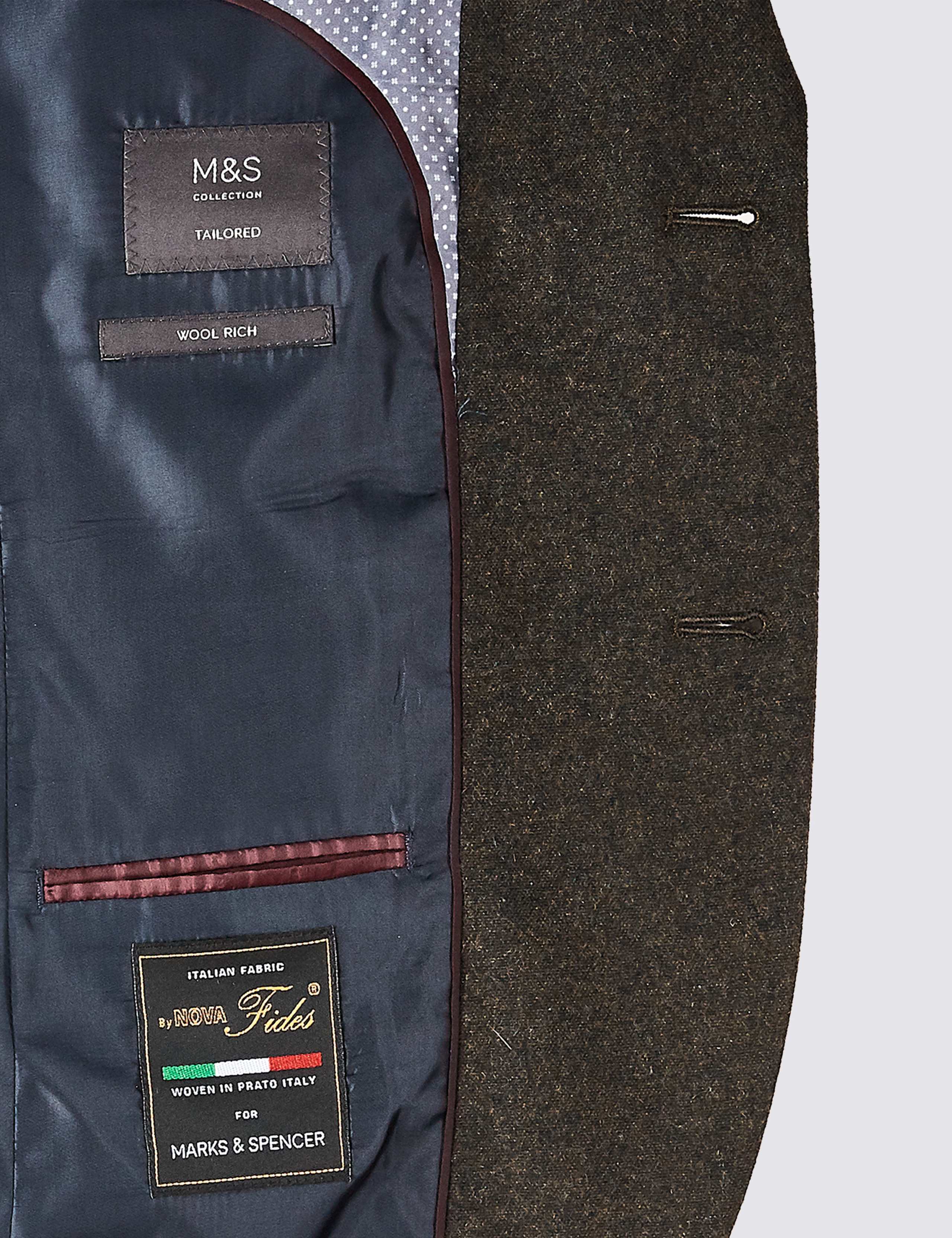 Textured Tailored Fit Jacket 6 of 8