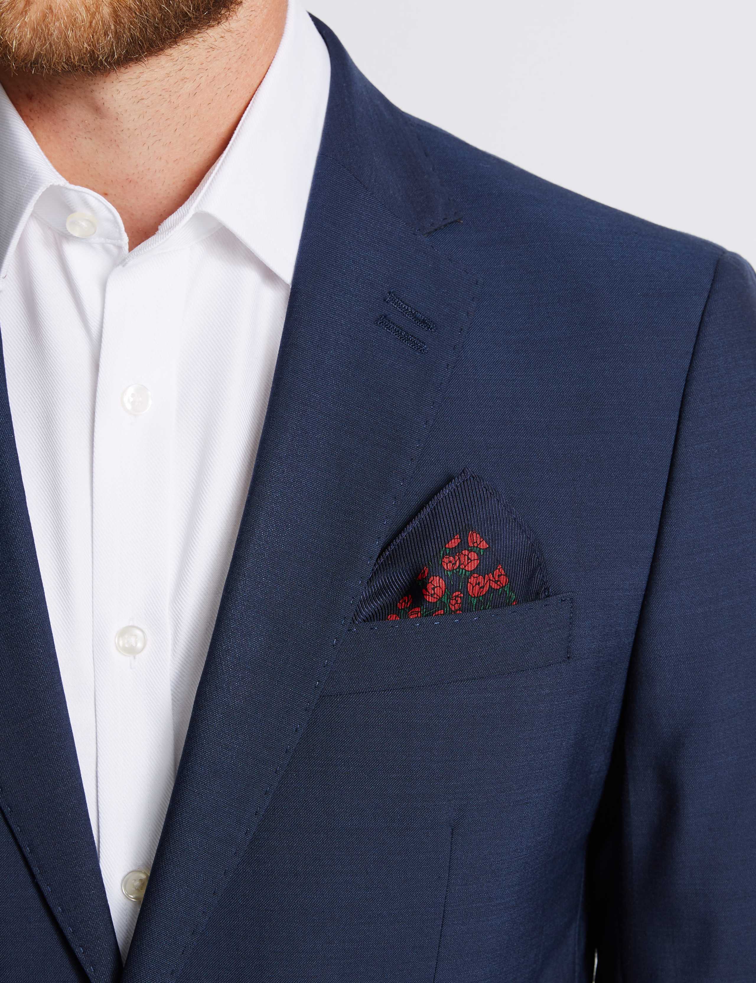 The Poppy Collection® Silk Pocket Square 1 of 3