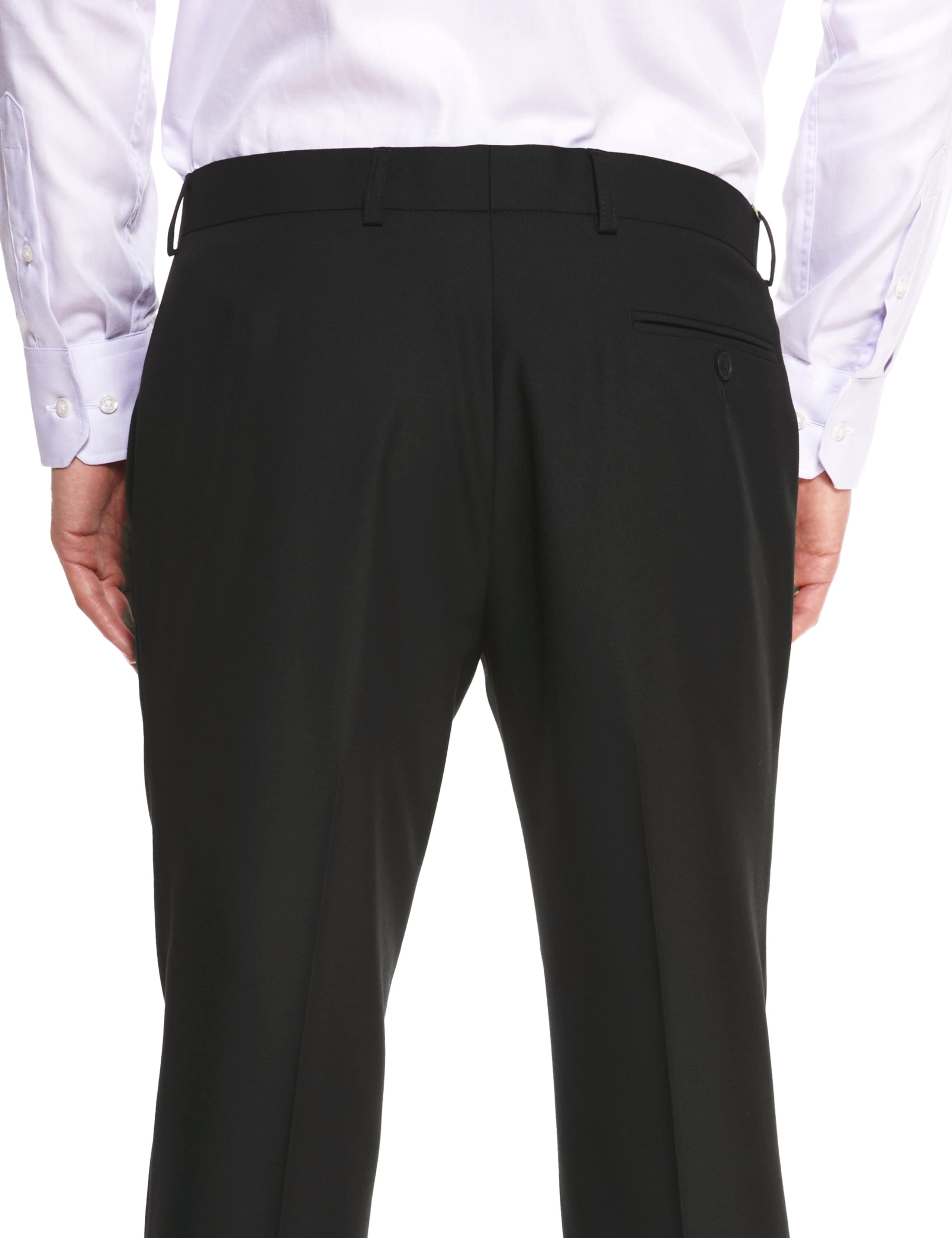 Black Superslim Flat Front Trousers 5 of 6