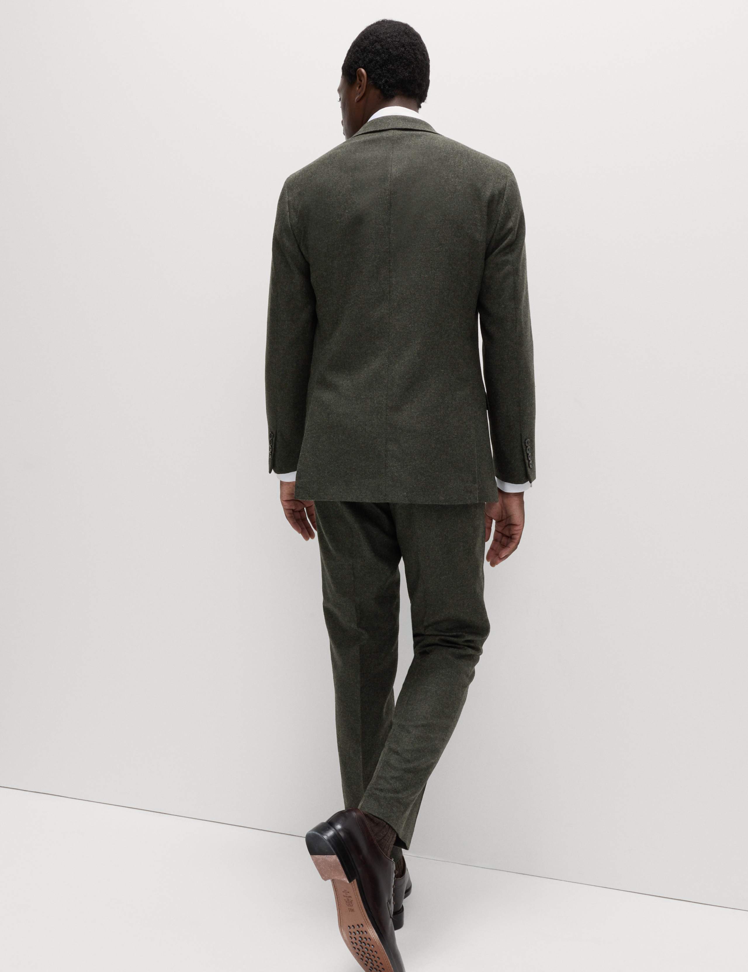 Tailored Fit Wool Rich Tweed Suit Jacket 5 of 6