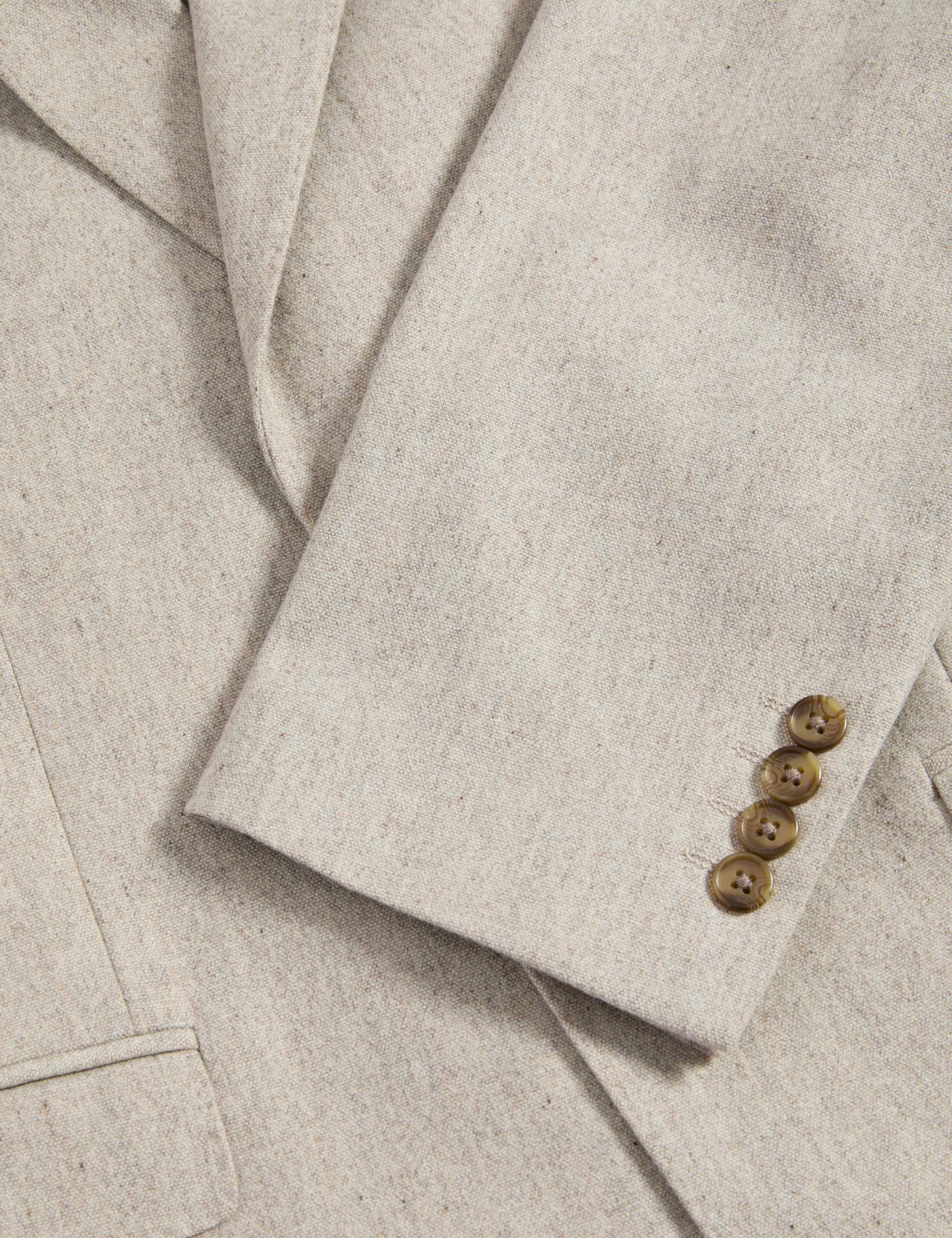 Tailored Fit Wool Rich Tweed Suit Jacket 3 of 6