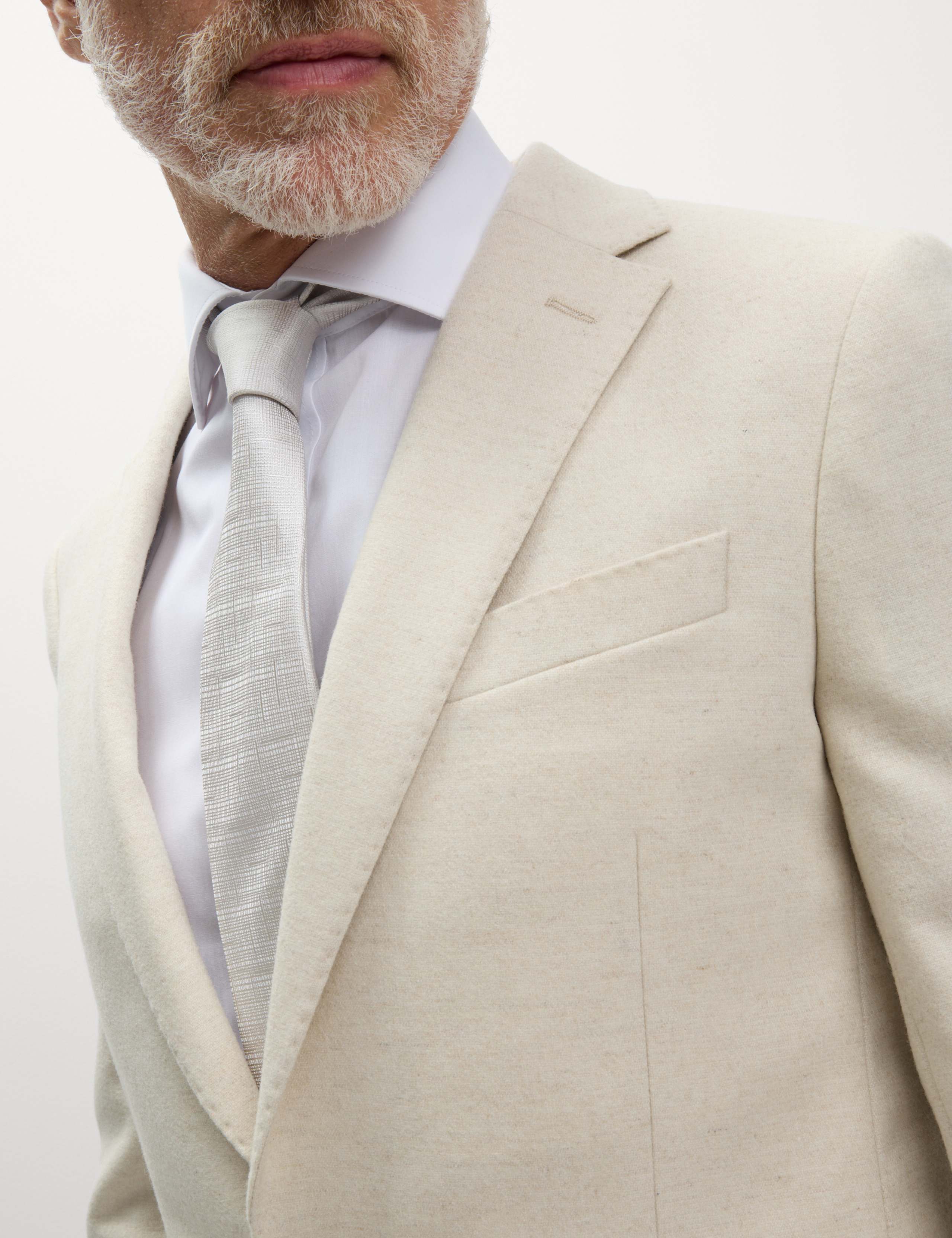 Tailored Fit Wool Rich Tweed Suit Jacket 6 of 7
