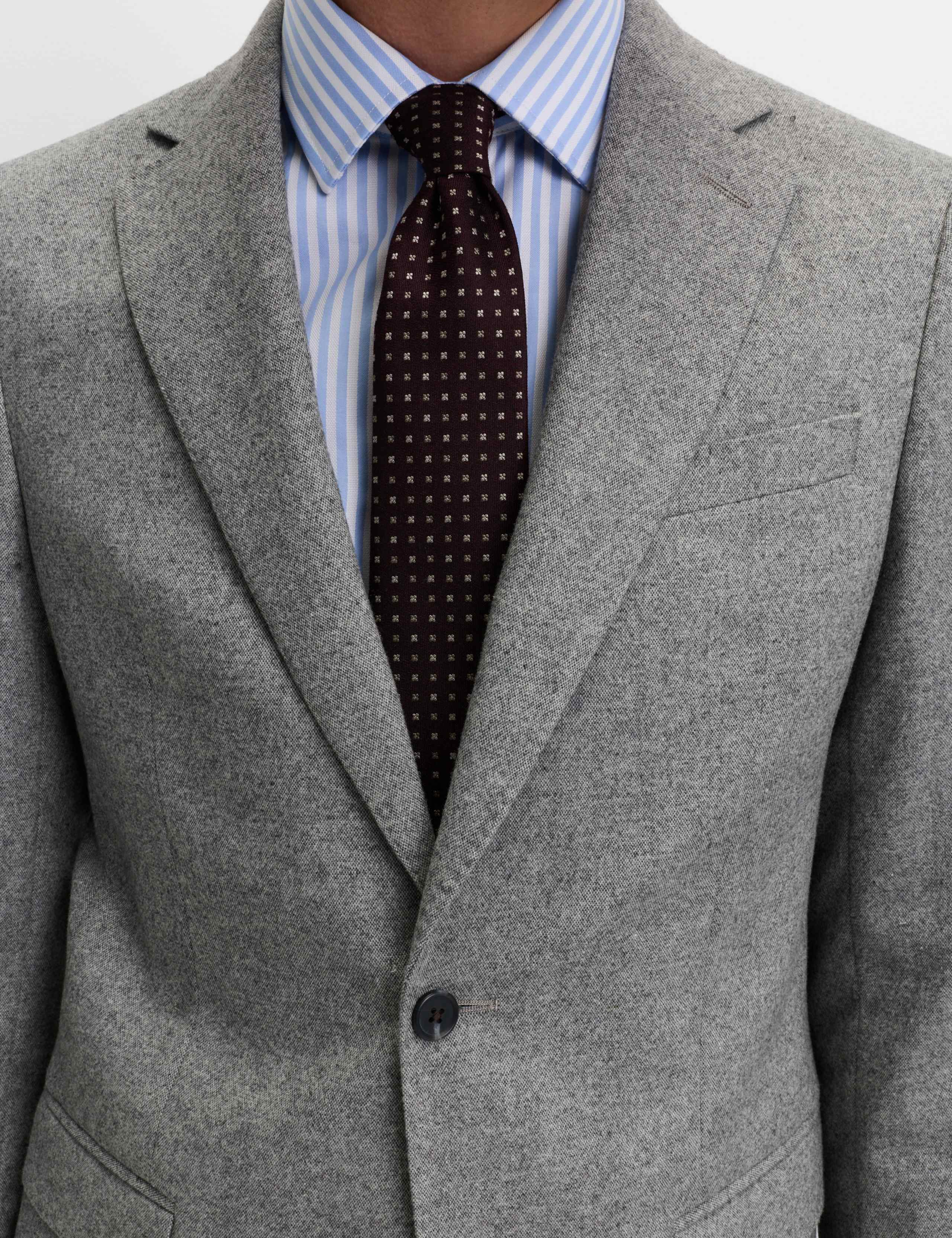 Tailored Fit Wool Rich Tweed Suit Jacket 4 of 6