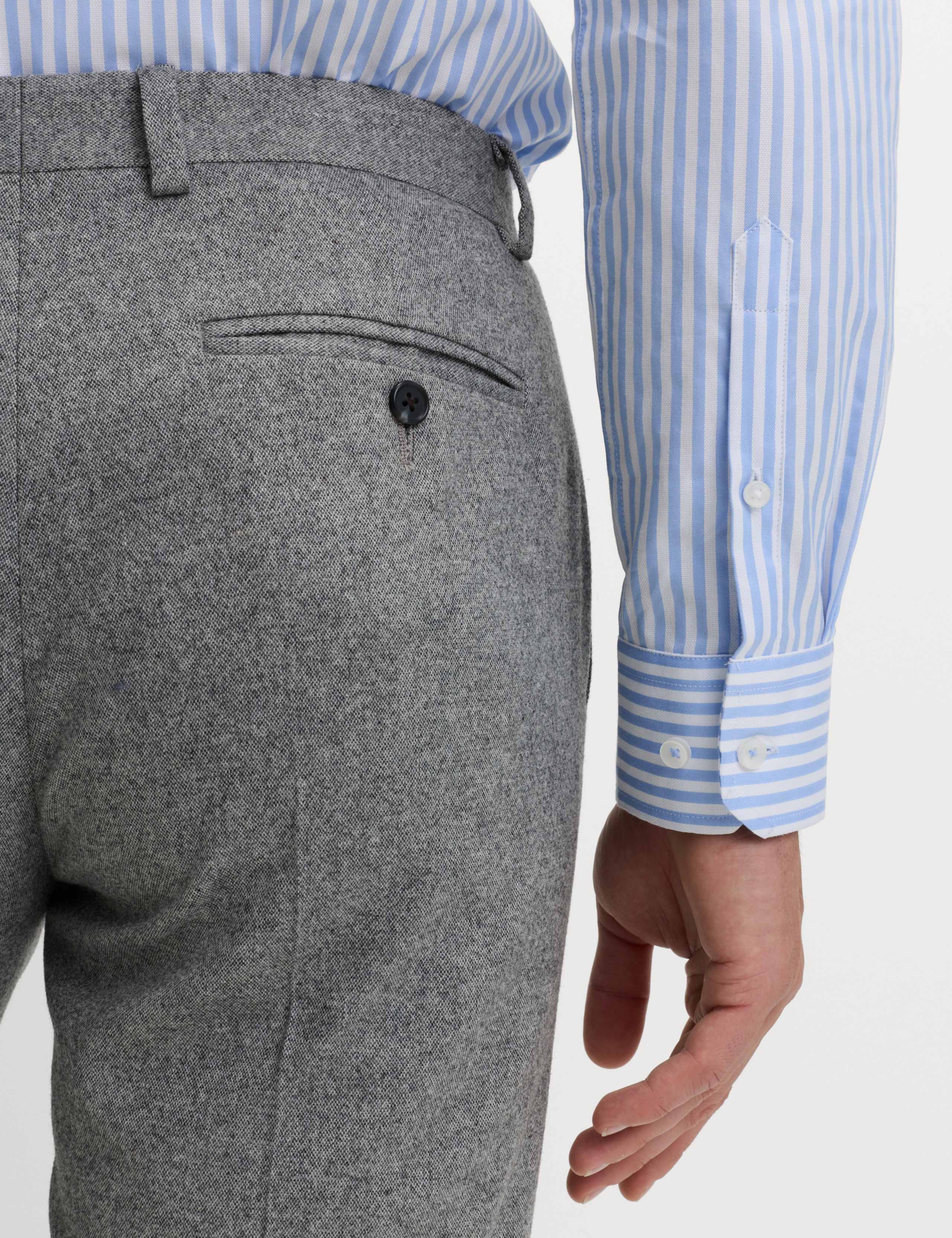 Tailored Fit Wool Rich Tweed Suit Trousers 4 of 4