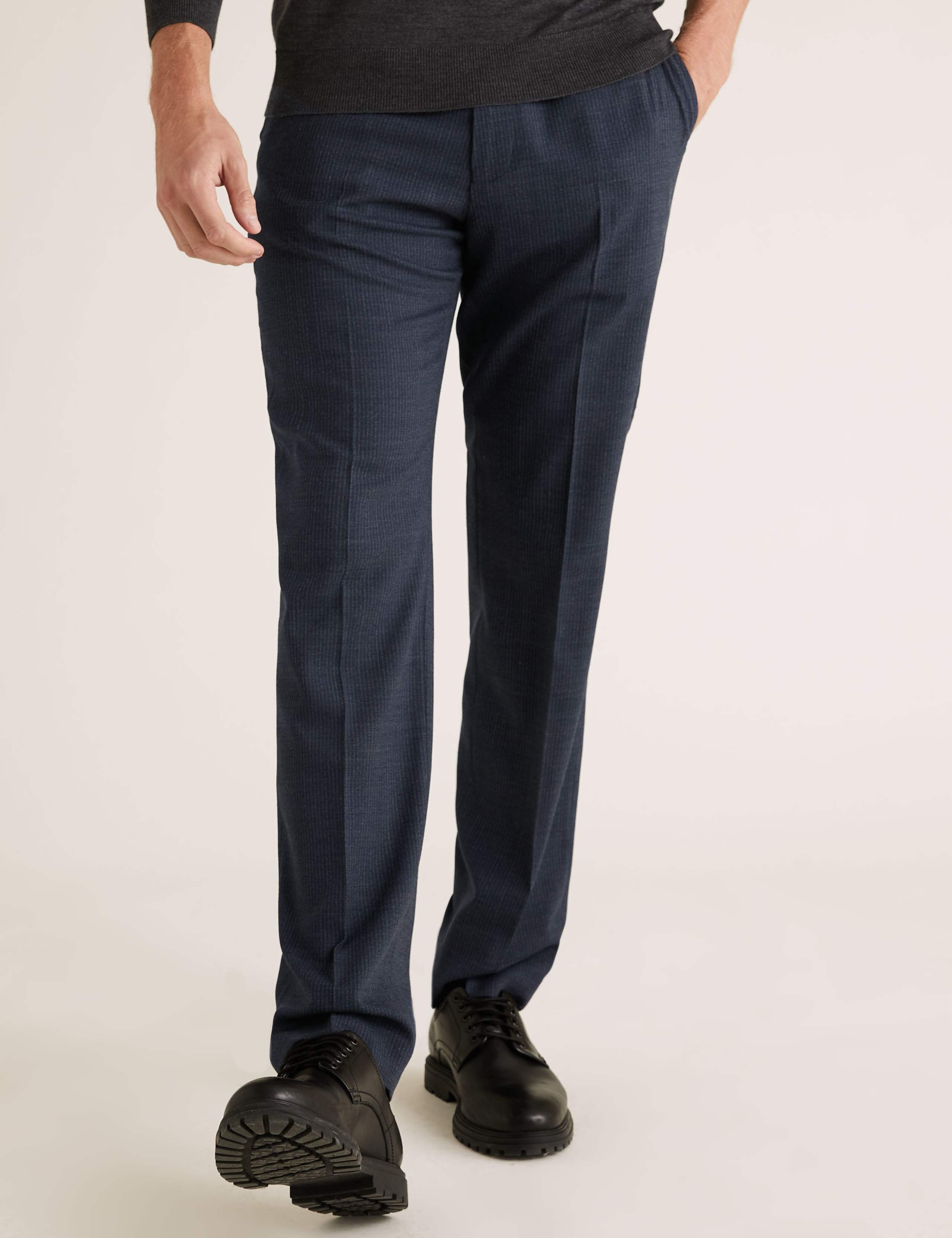 Regular Fit Pinstripe Trousers 5 of 6