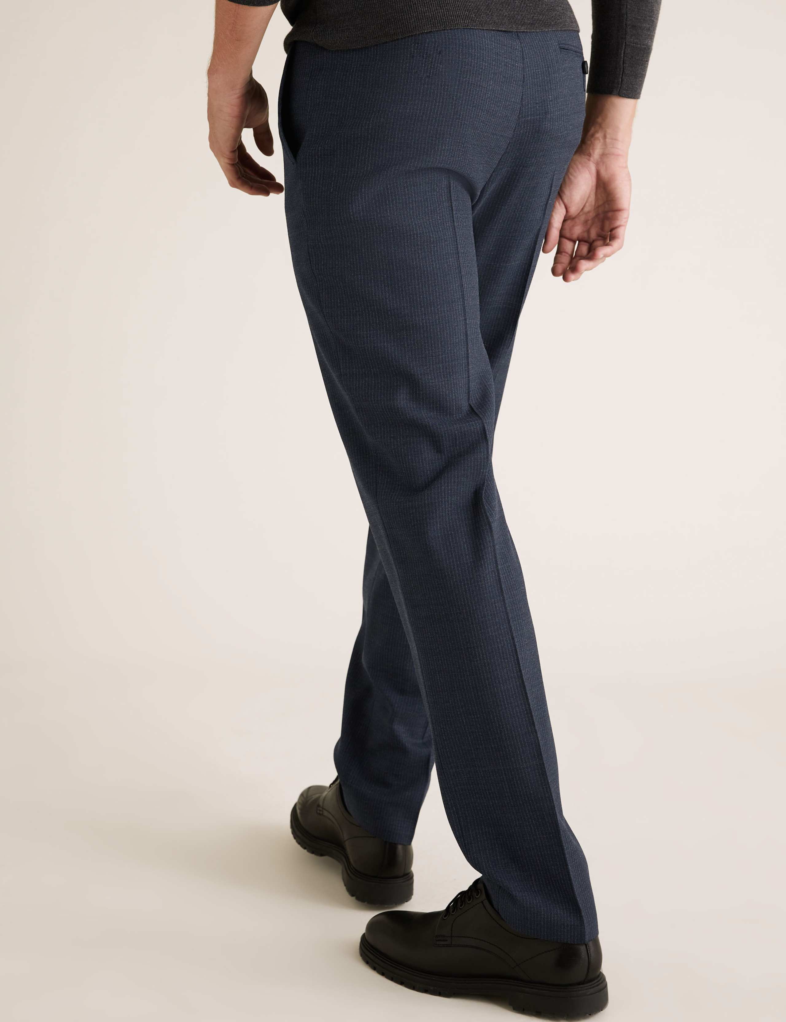 Regular Fit Pinstripe Trousers 6 of 6