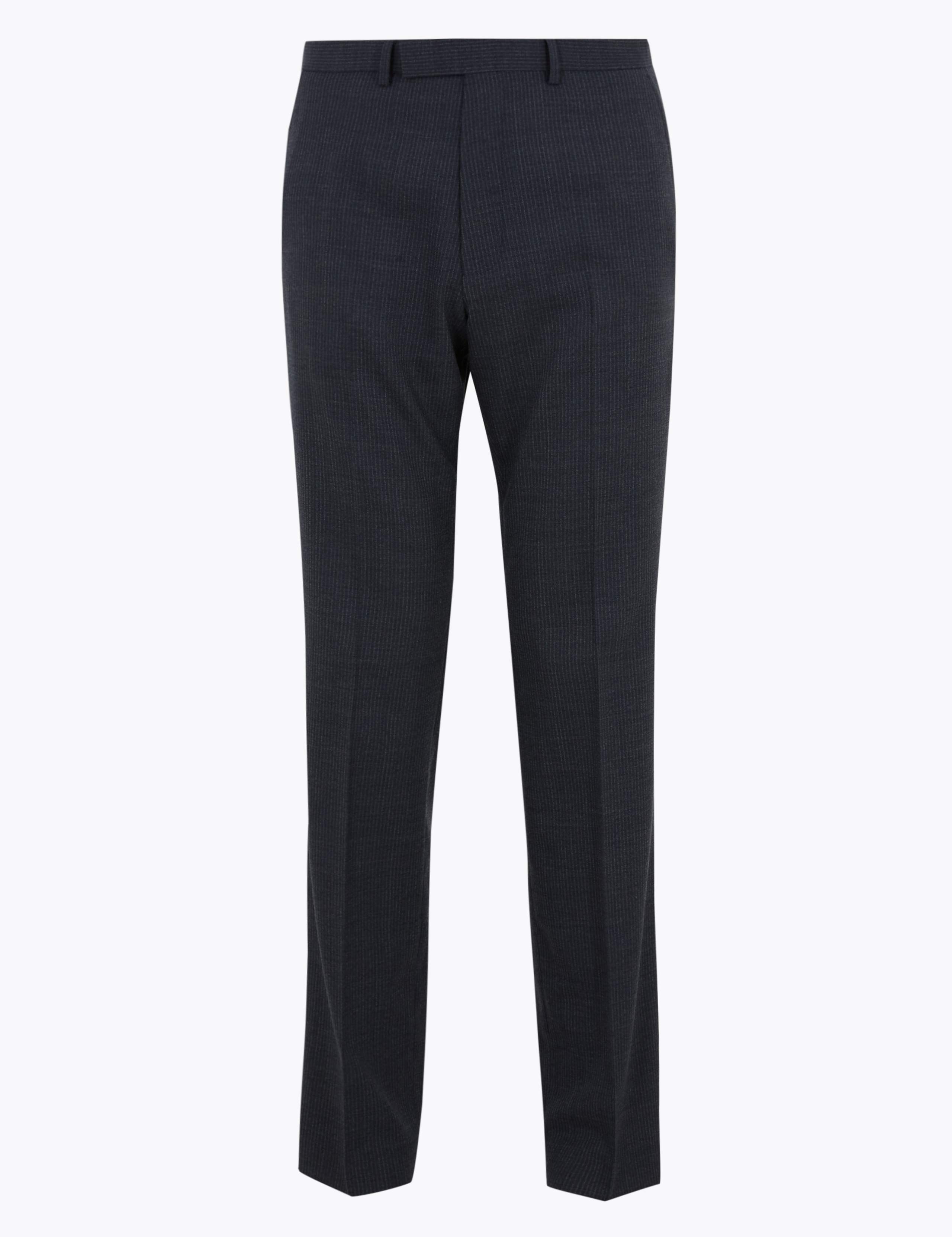 Regular Fit Pinstripe Trousers 2 of 6