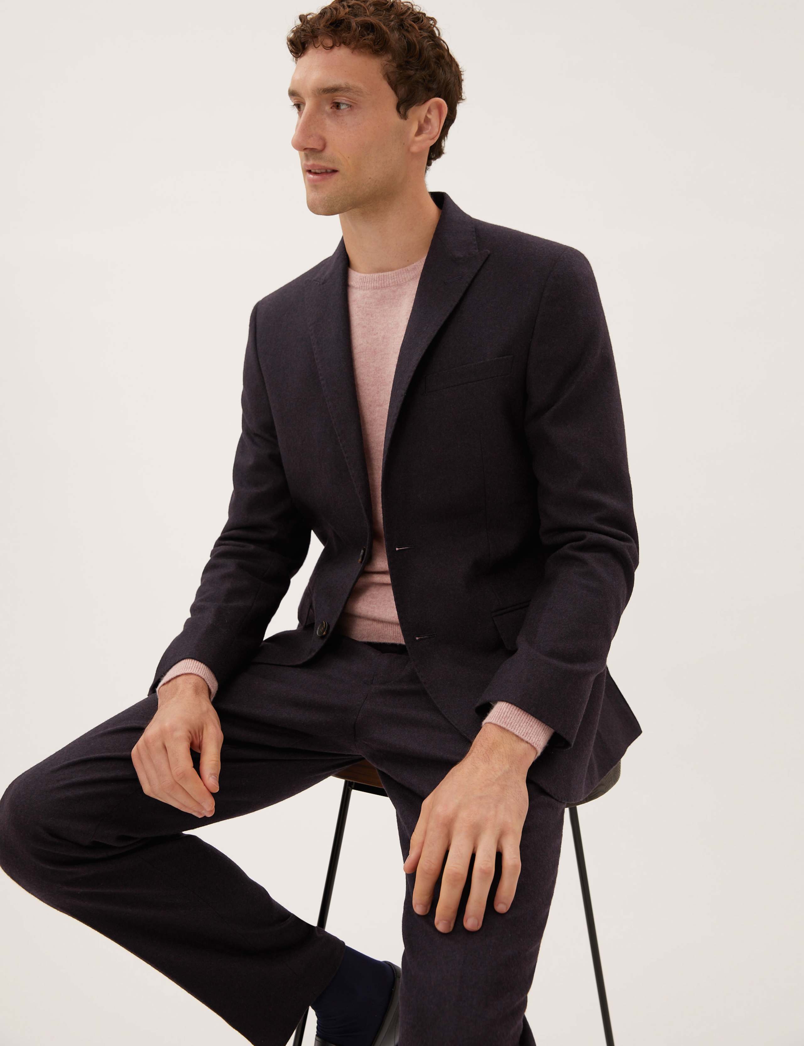 Tailored Fit Italian Wool Jacket 1 of 8