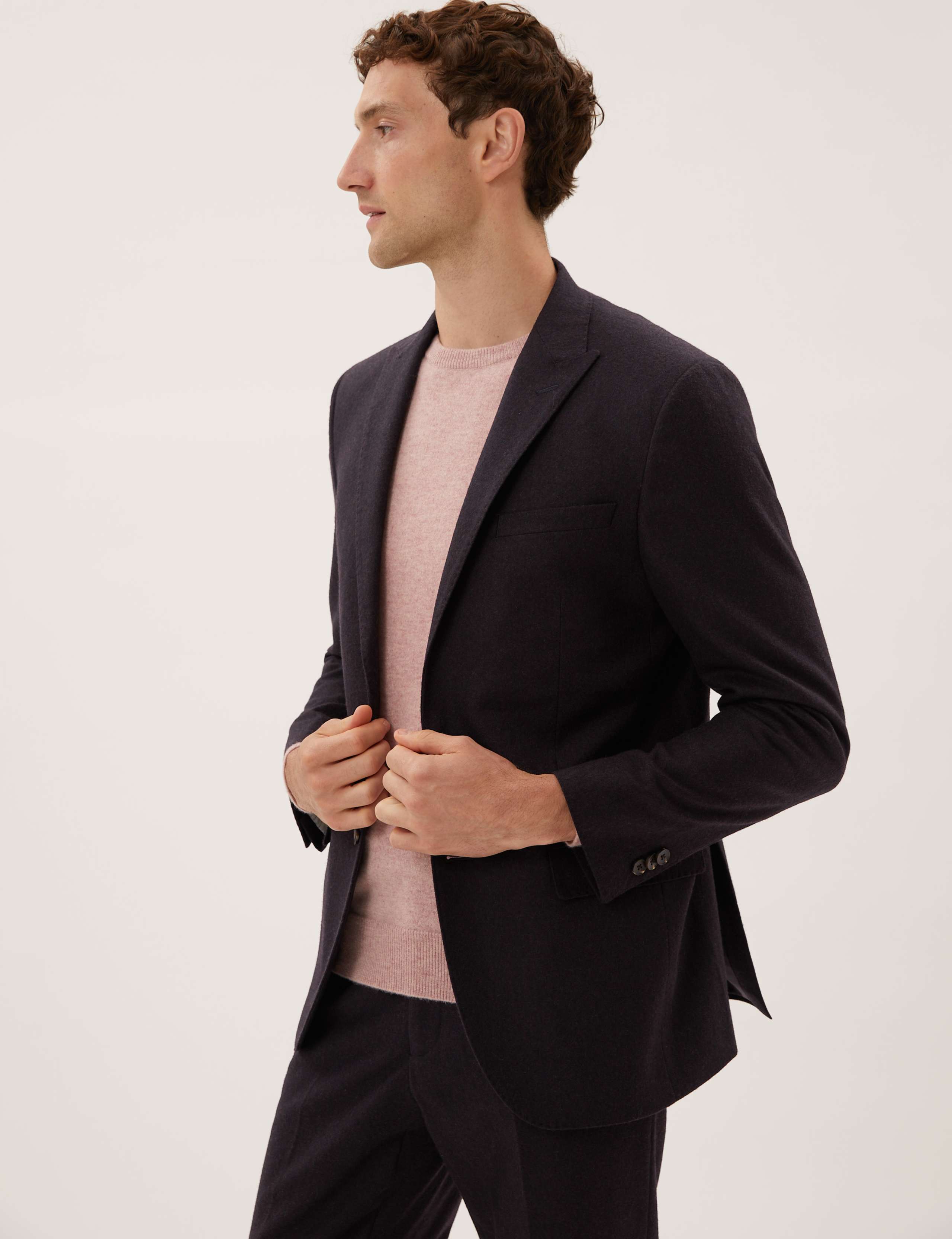 Tailored Fit Italian Wool Jacket 4 of 8