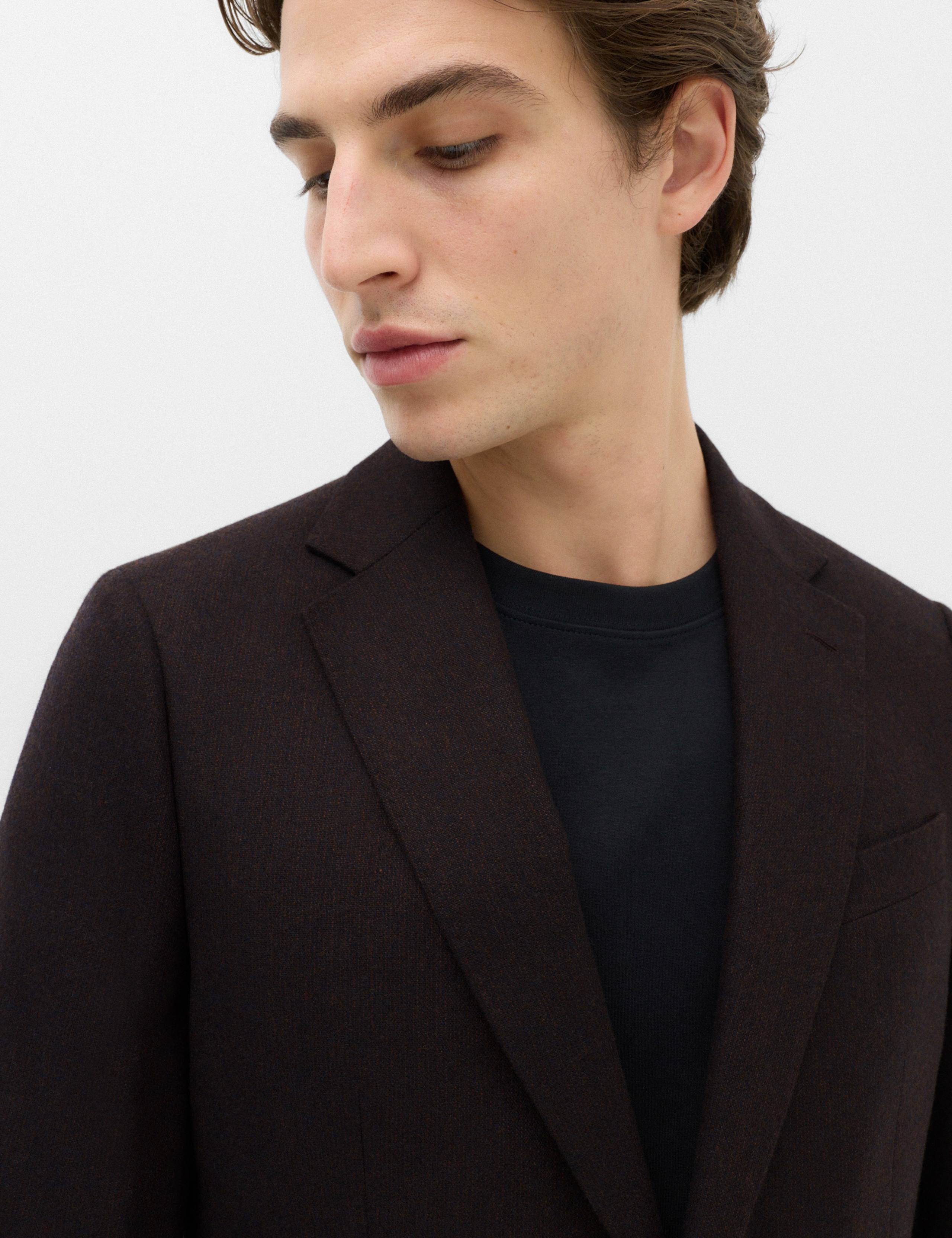 Tailored Fit Micro Check Tweed Jacket 4 of 7