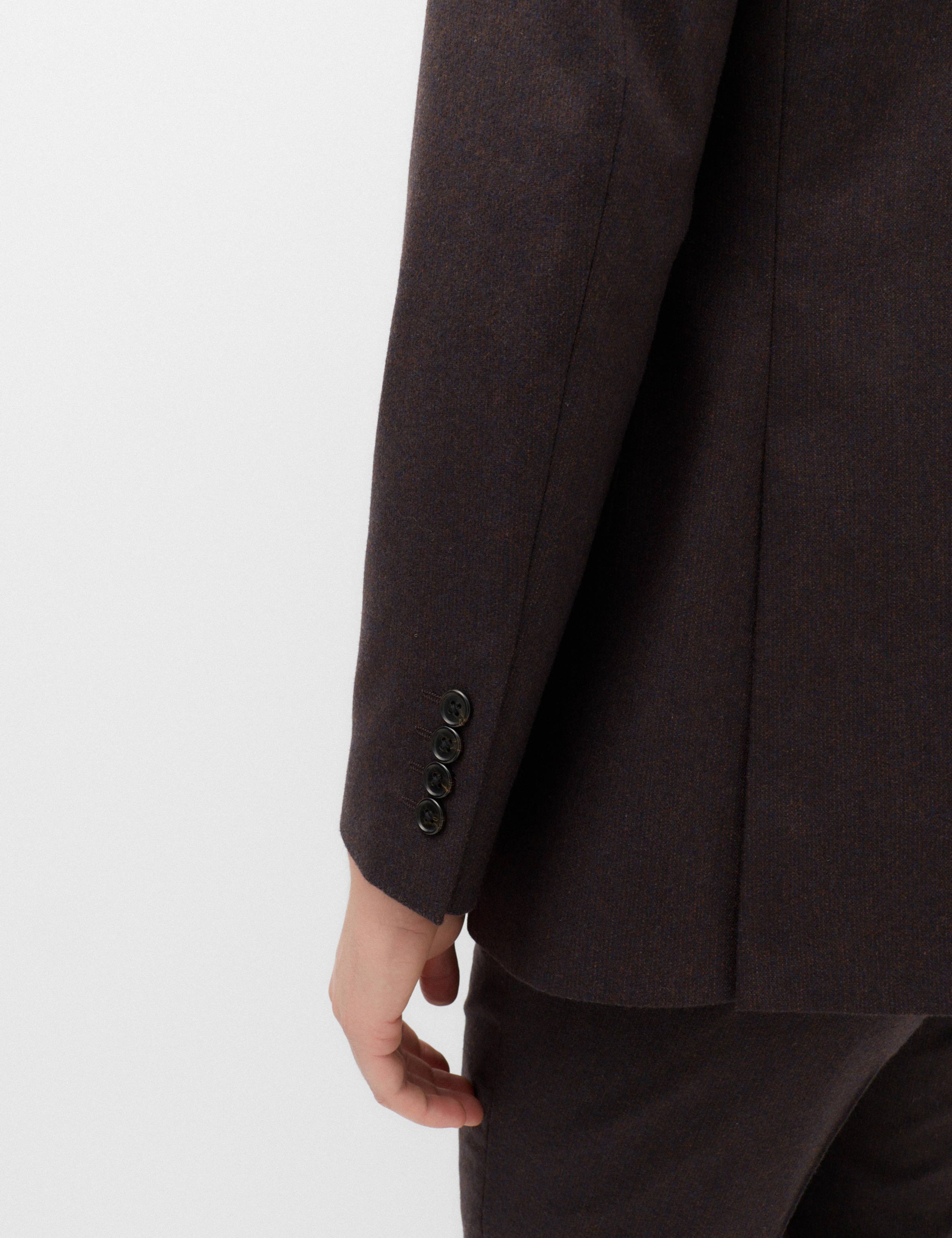 Tailored Fit Micro Check Tweed Jacket 5 of 7