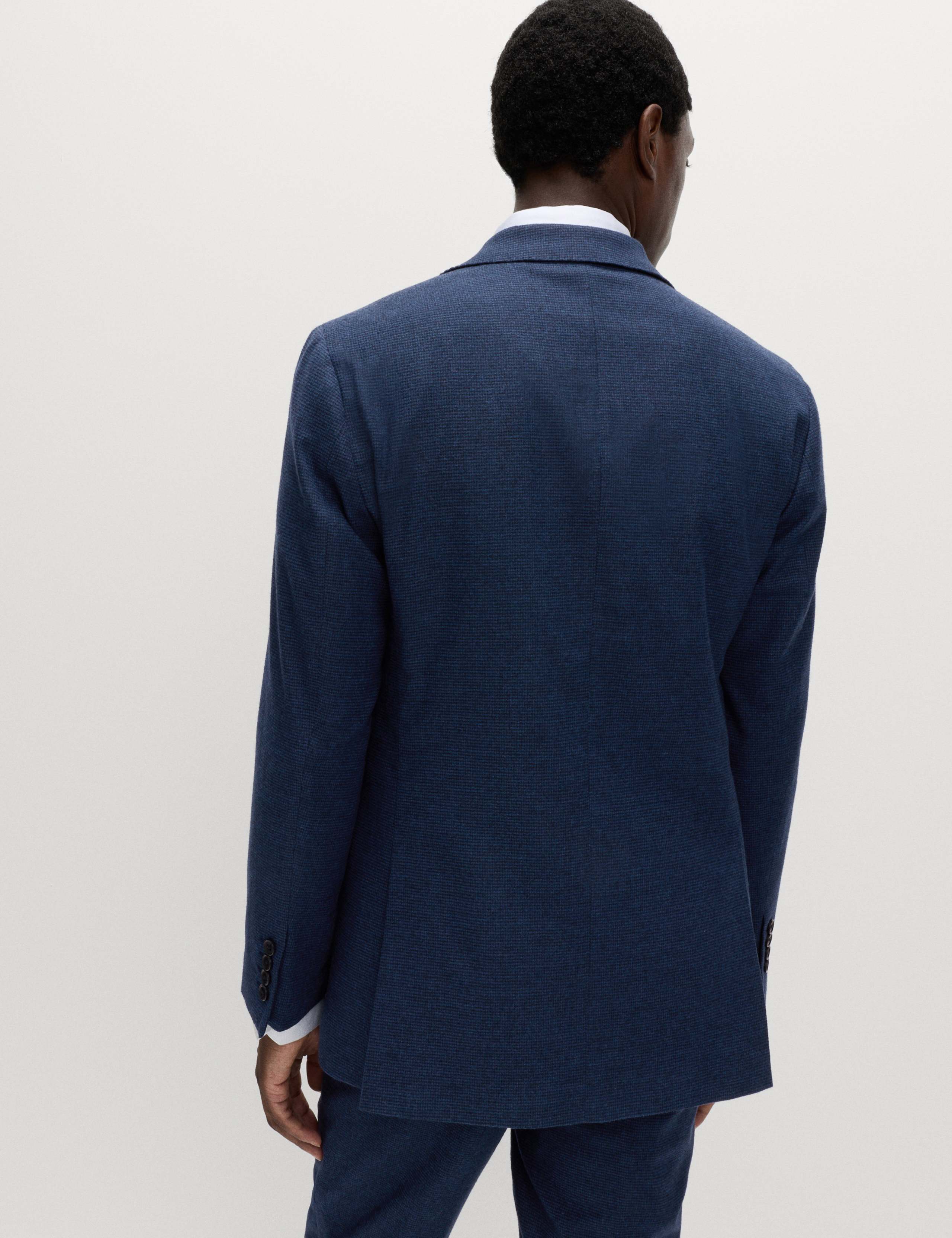 Tailored Fit Italian Wool Blend Suit Jacket 5 of 6