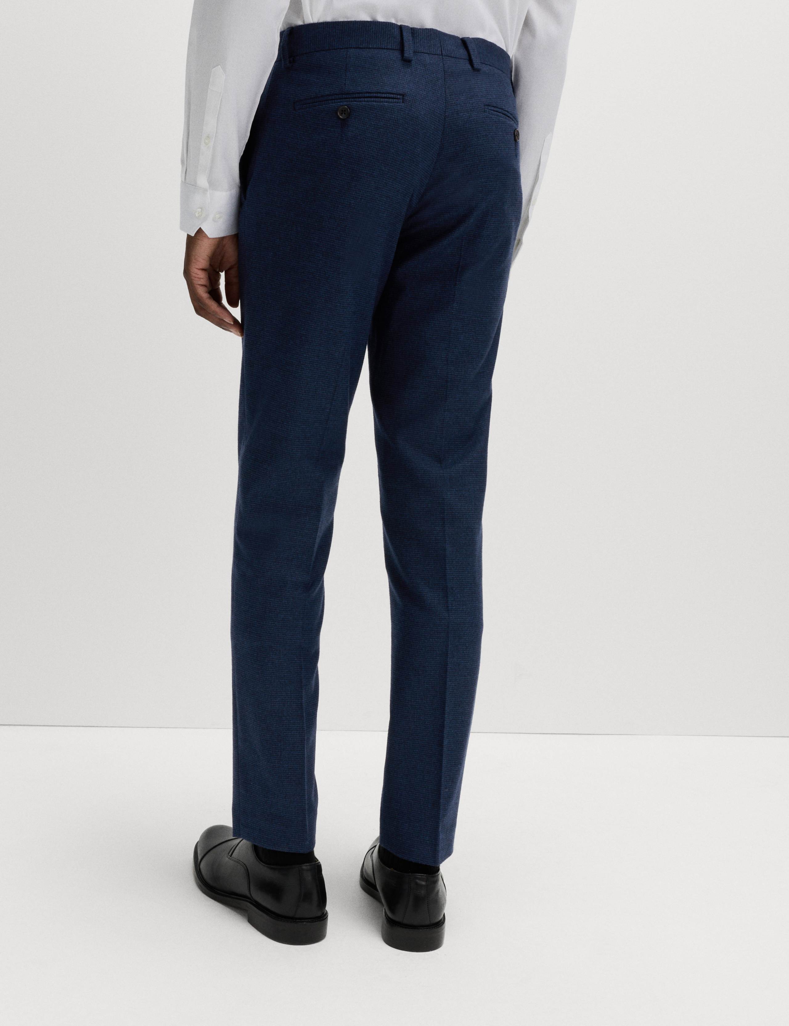 Italian Wool Blend Puppytooth Stretch Trousers 5 of 5