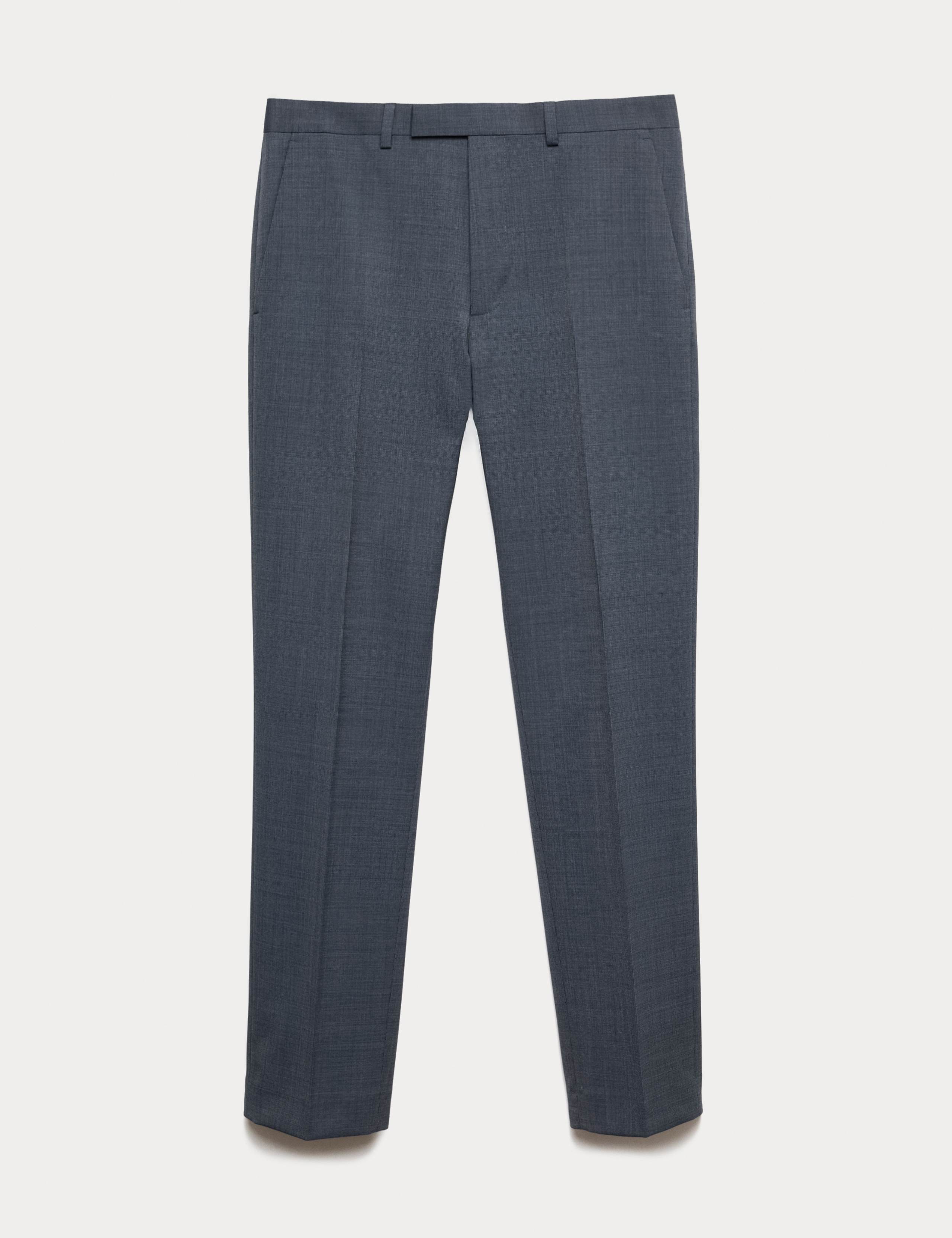 Slim Fit Wool Blend Suit Trousers 2 of 5