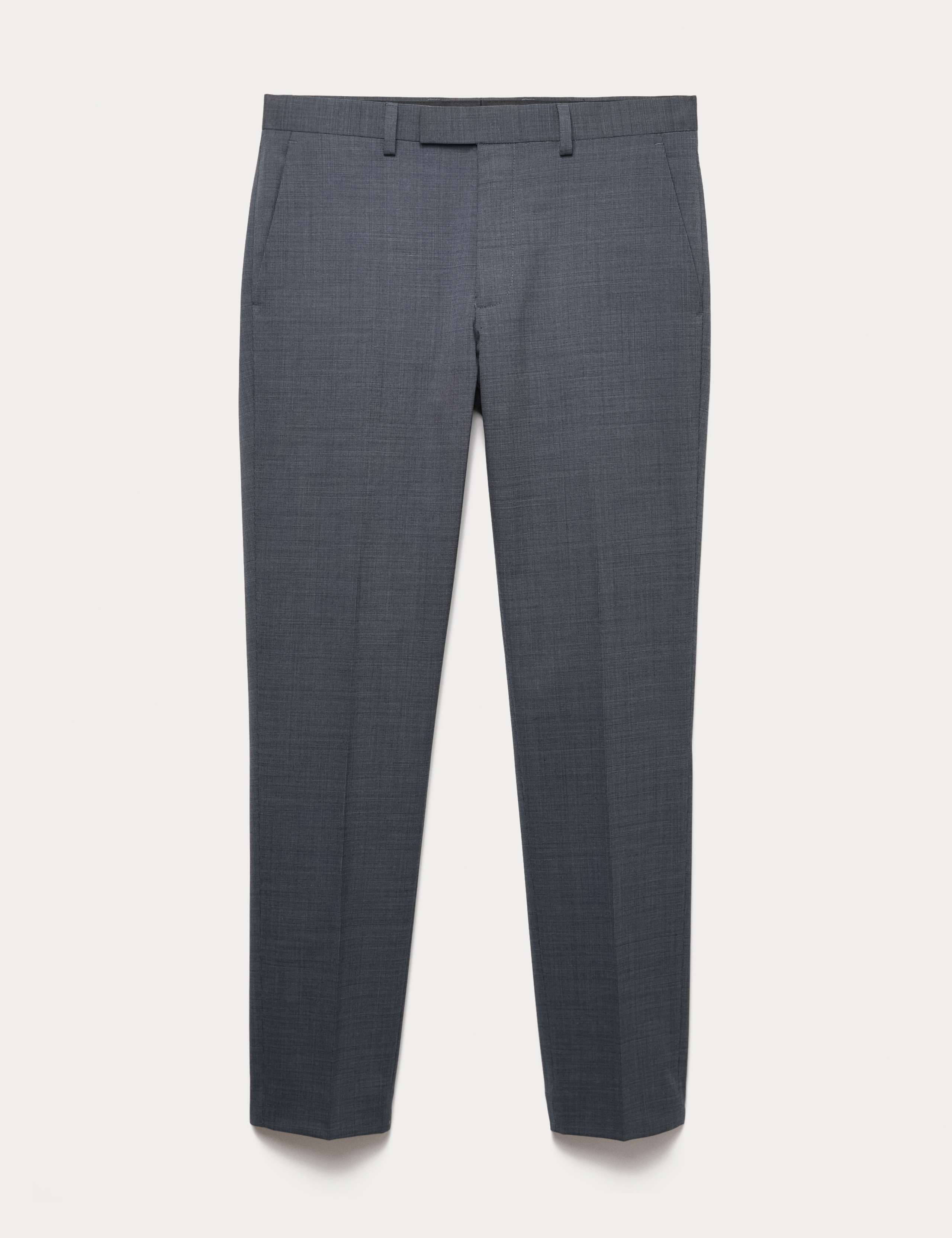 Slim Fit Wool Blend Suit Trousers 2 of 6