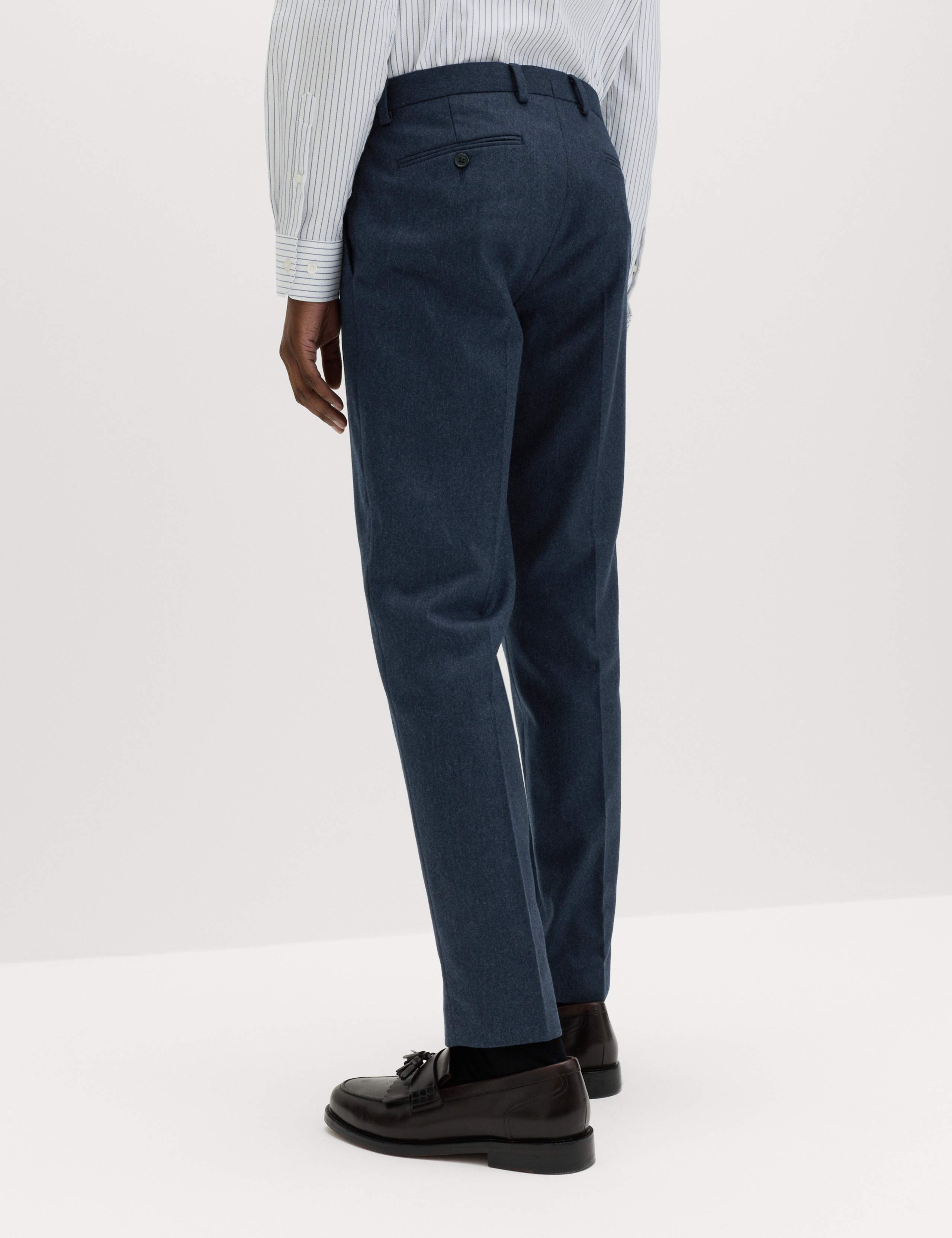 Tailored Fit Italian Wool Rich Suit Trousers 5 of 6