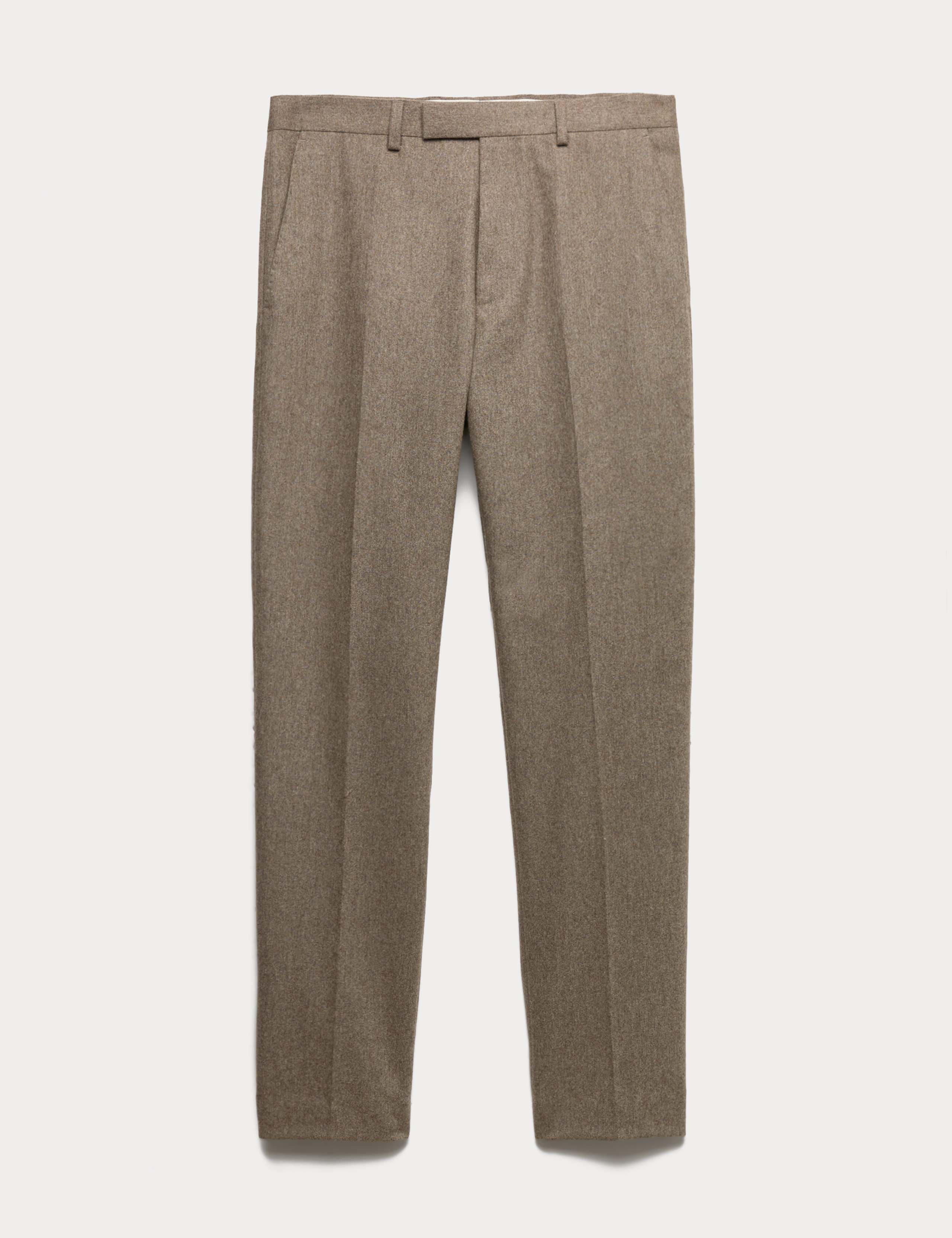 Tailored Fit Italian Wool Rich Suit Trousers 2 of 6