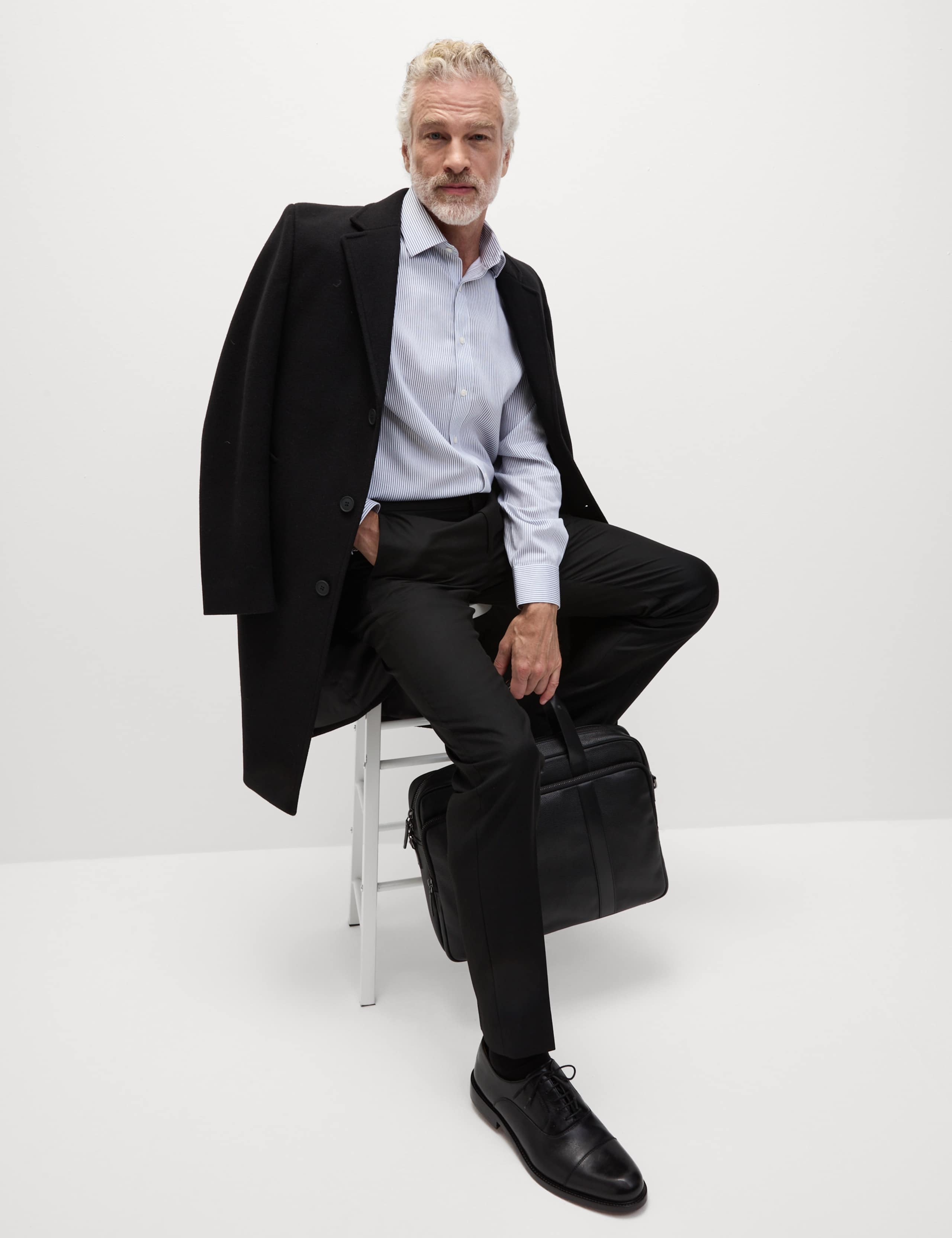 Slim Fit Elasticated Suit Trousers 4 of 7