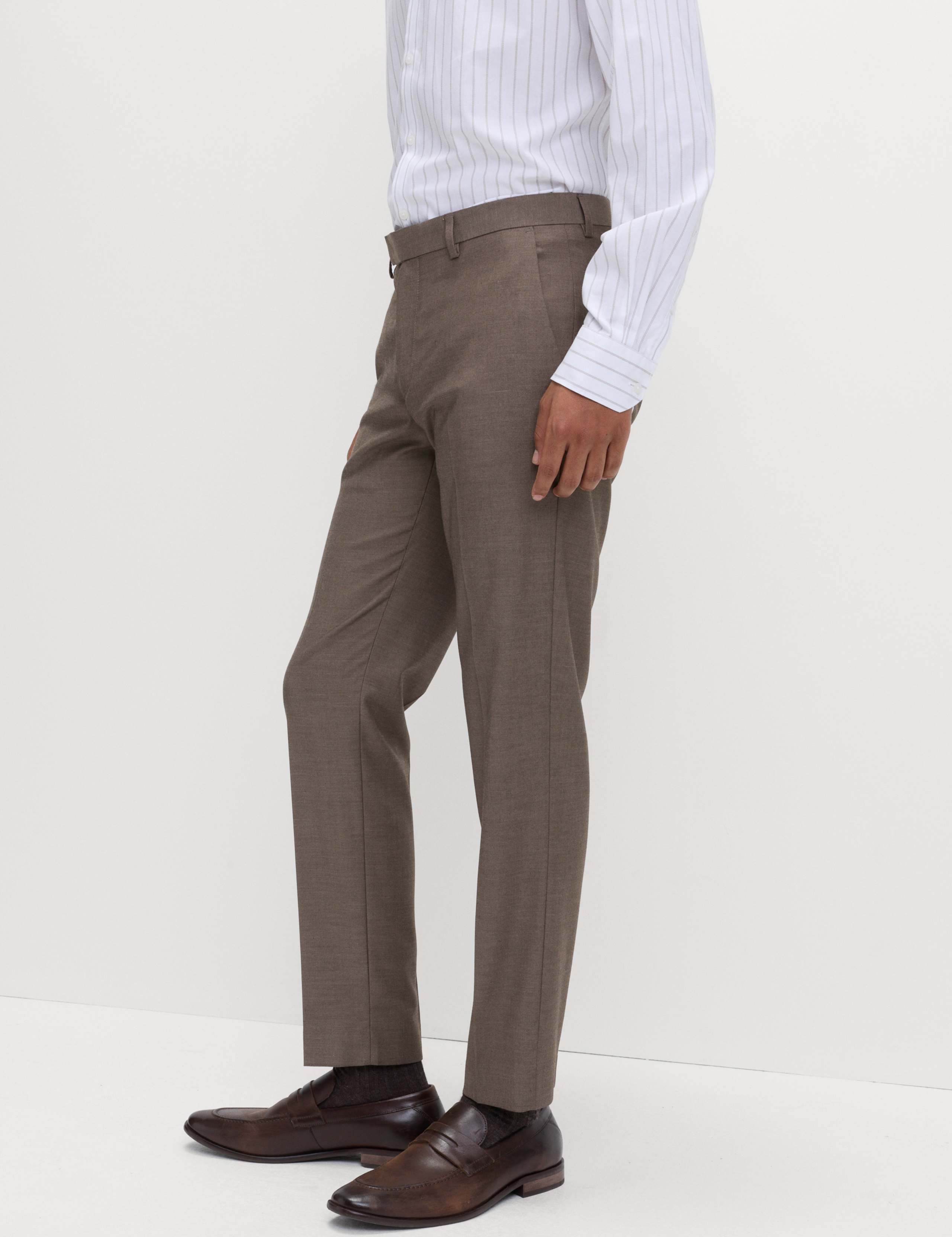 Slim Fit Stretch Suit Trousers 1 of 6