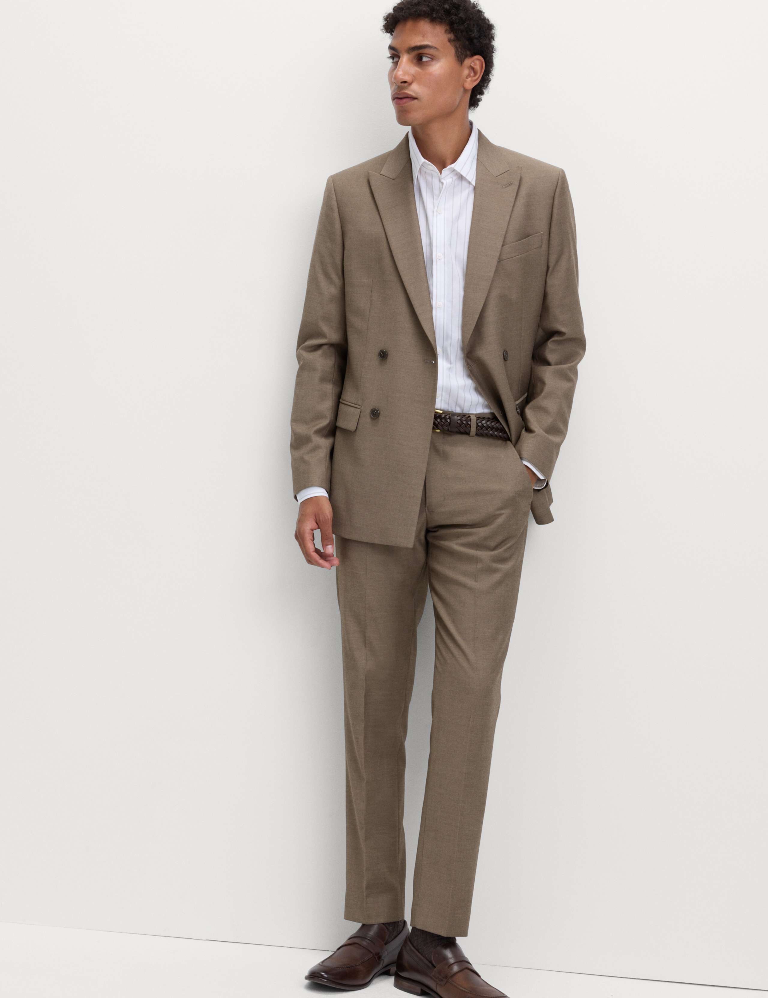 Slim Fit Stretch Suit Trousers 3 of 6