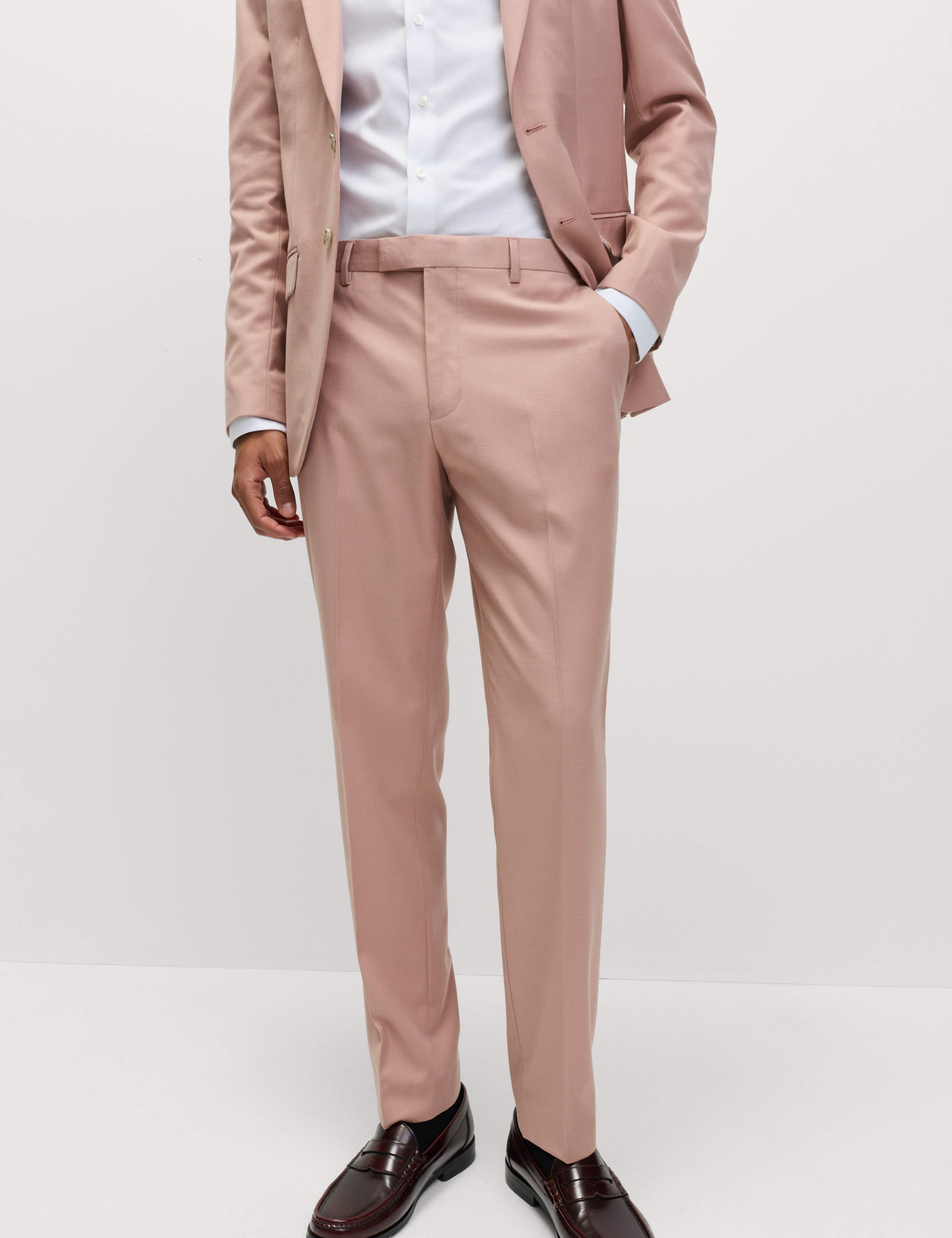 Slim Fit Stretch Suit Trousers 4 of 7