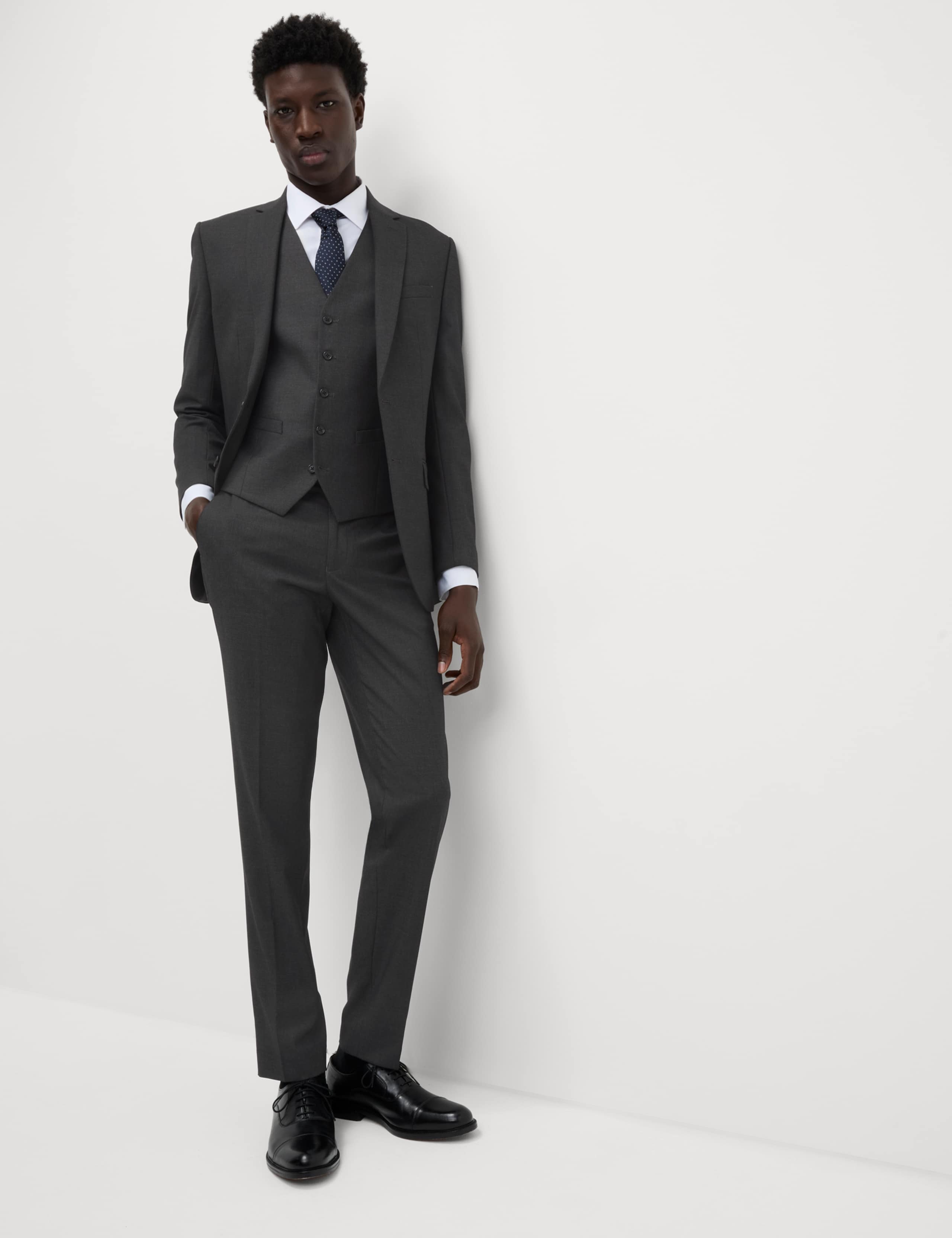 Slim Fit Stretch Suit Trousers 5 of 7