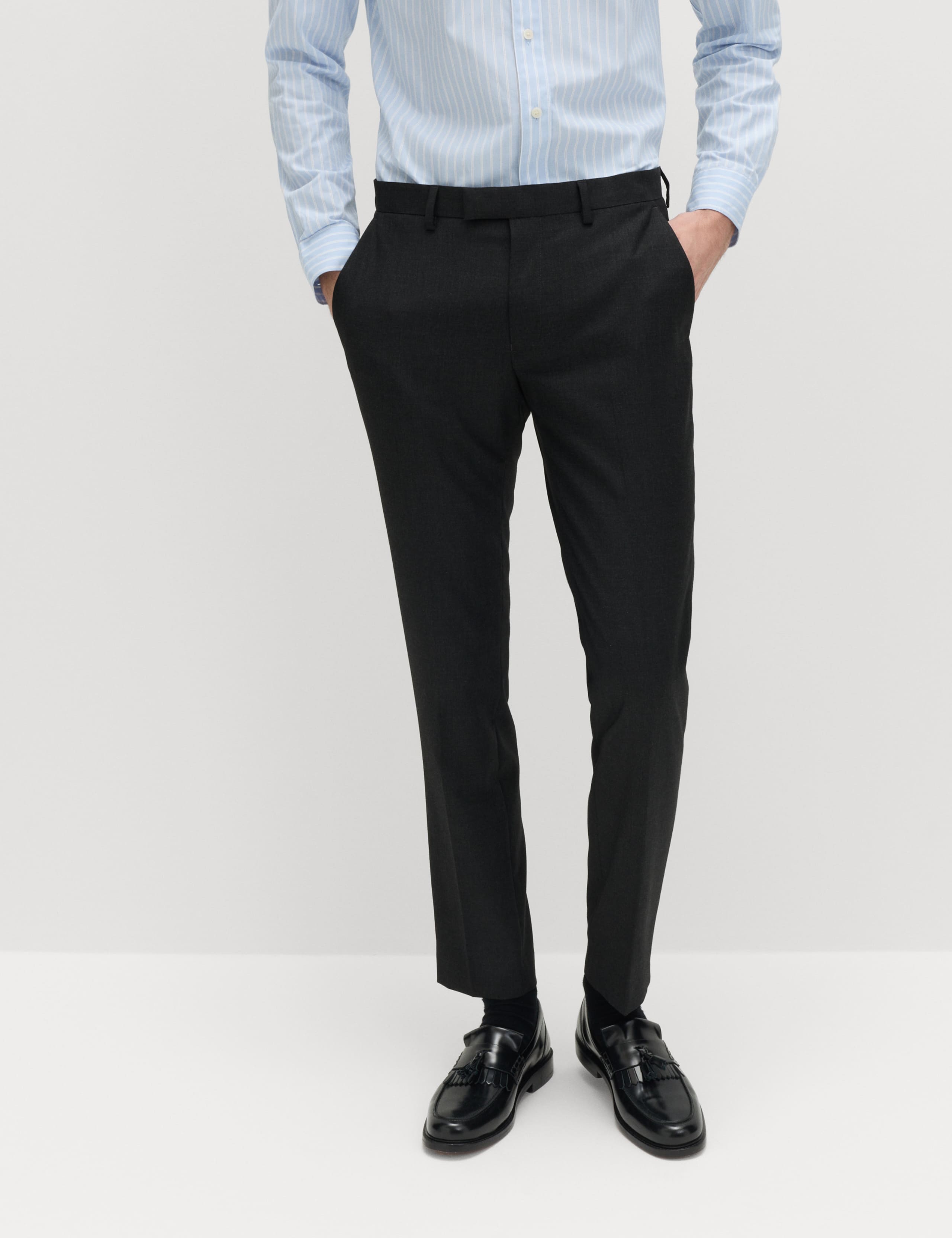 Skinny Fit Stretch Ultimate Suit Trousers 1 of 8