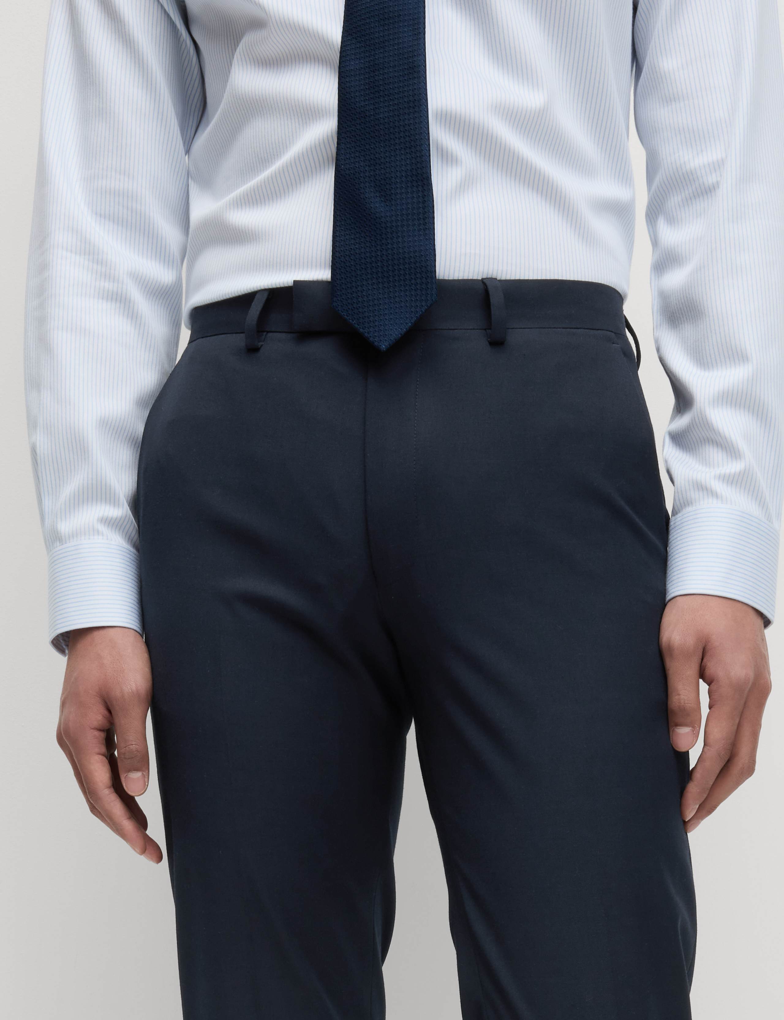 Tailored Fit Stretch Suit Trousers 4 of 6