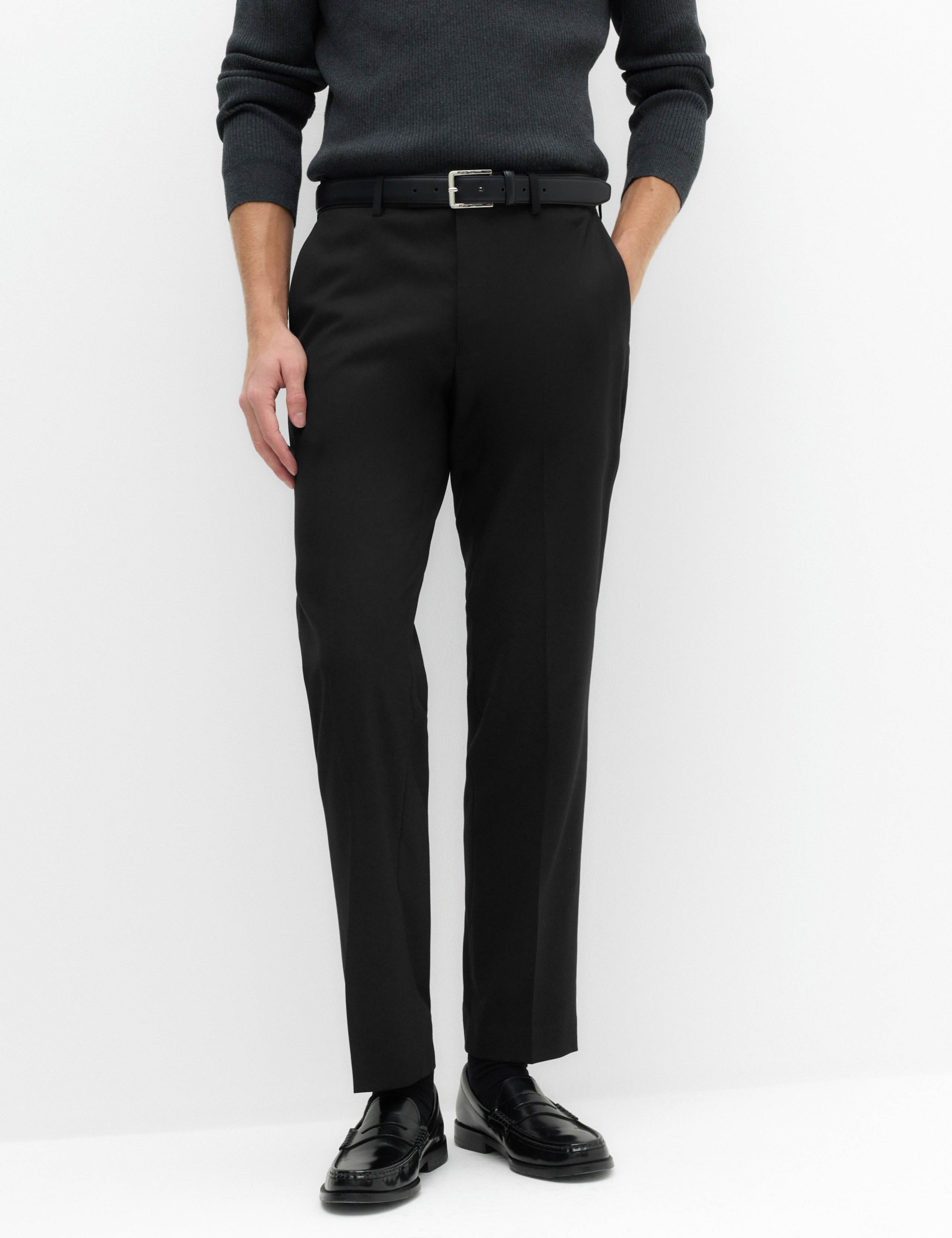 Tailored Fit Stretch Trousers 1 of 6