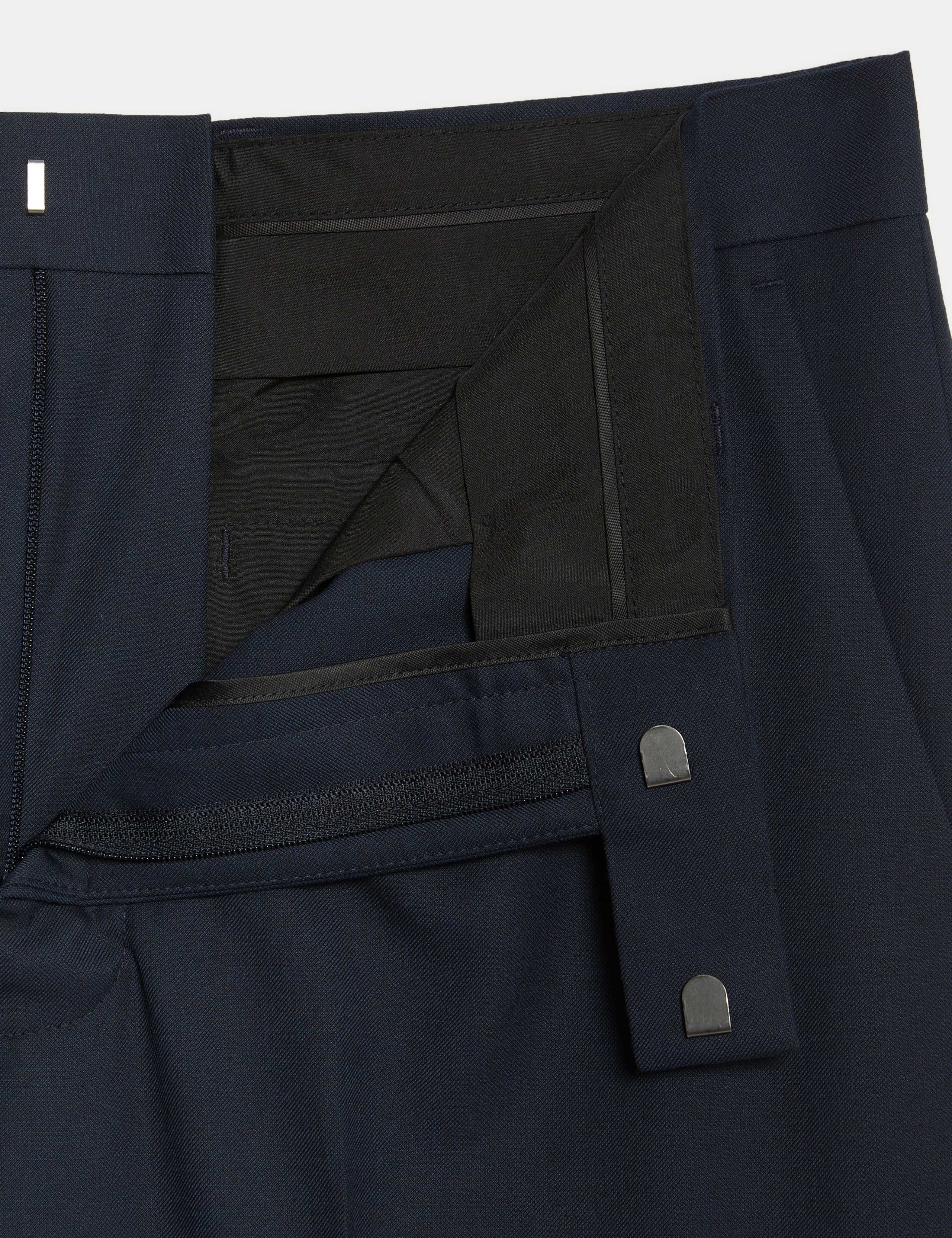 Relaxed Fit Stretch Suit Trousers 3 of 8