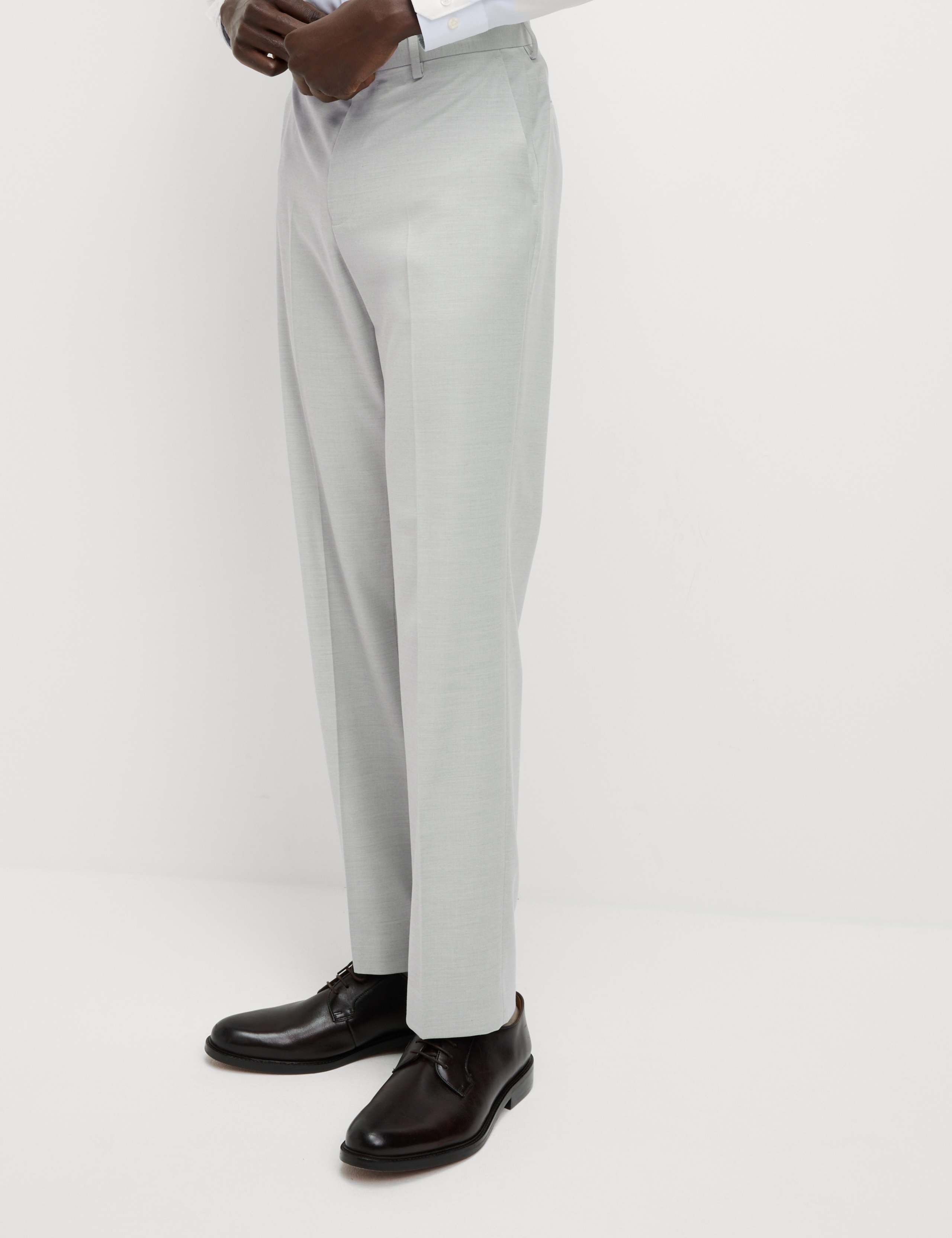 Regular Fit Stretch Suit Trousers 1 of 6