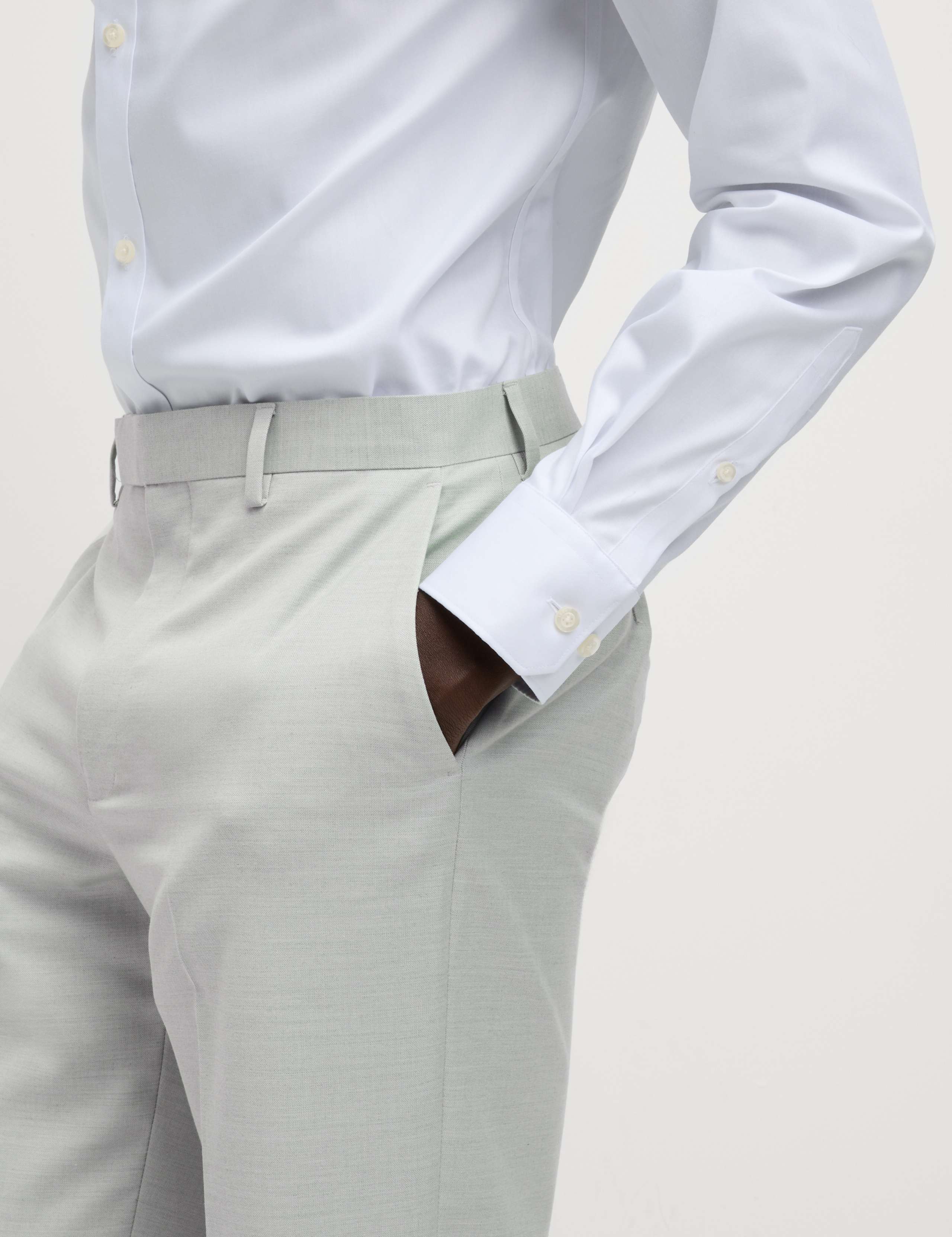 Regular Fit Stretch Suit Trousers 4 of 6