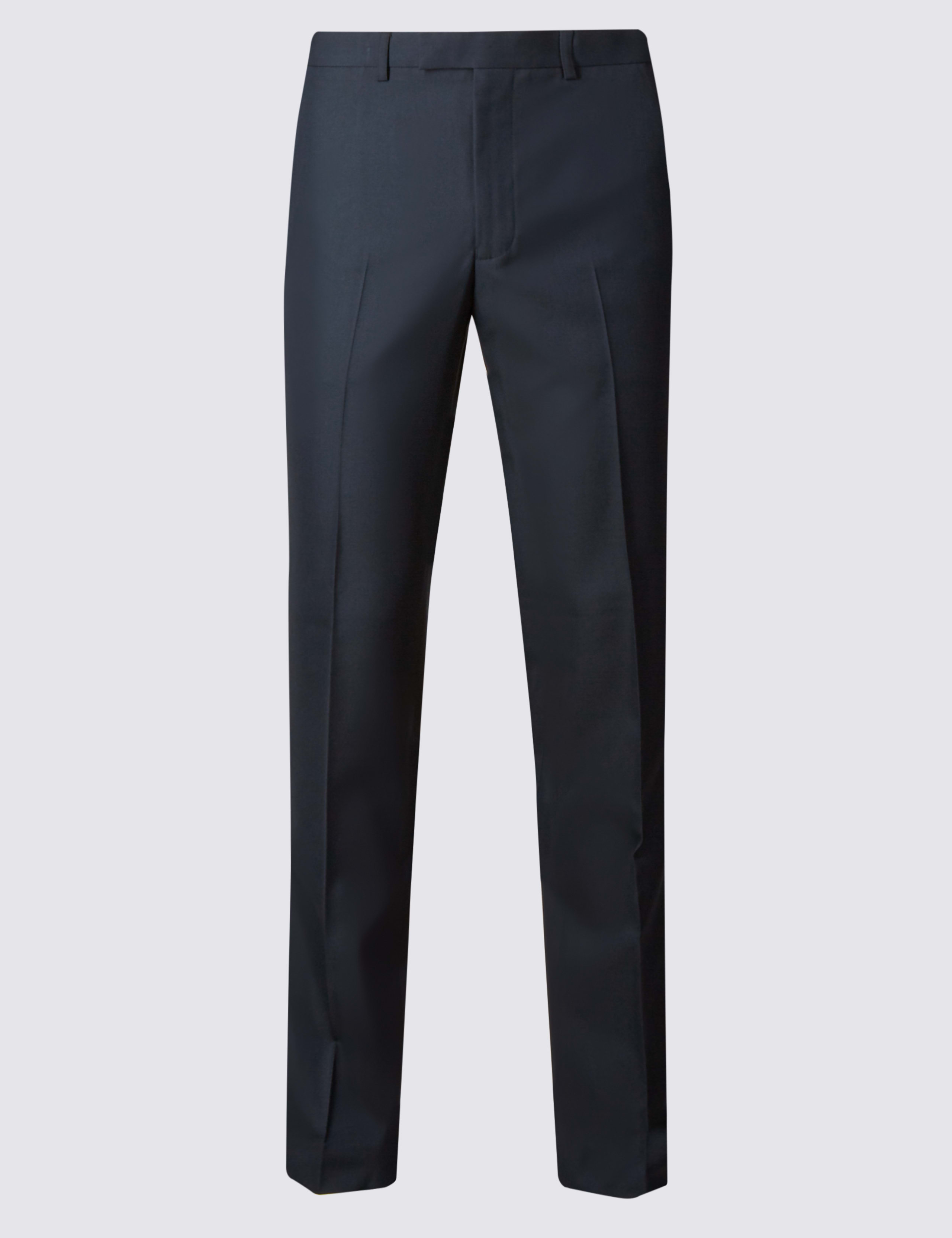 Navy Slim Fit Trousers 2 of 5