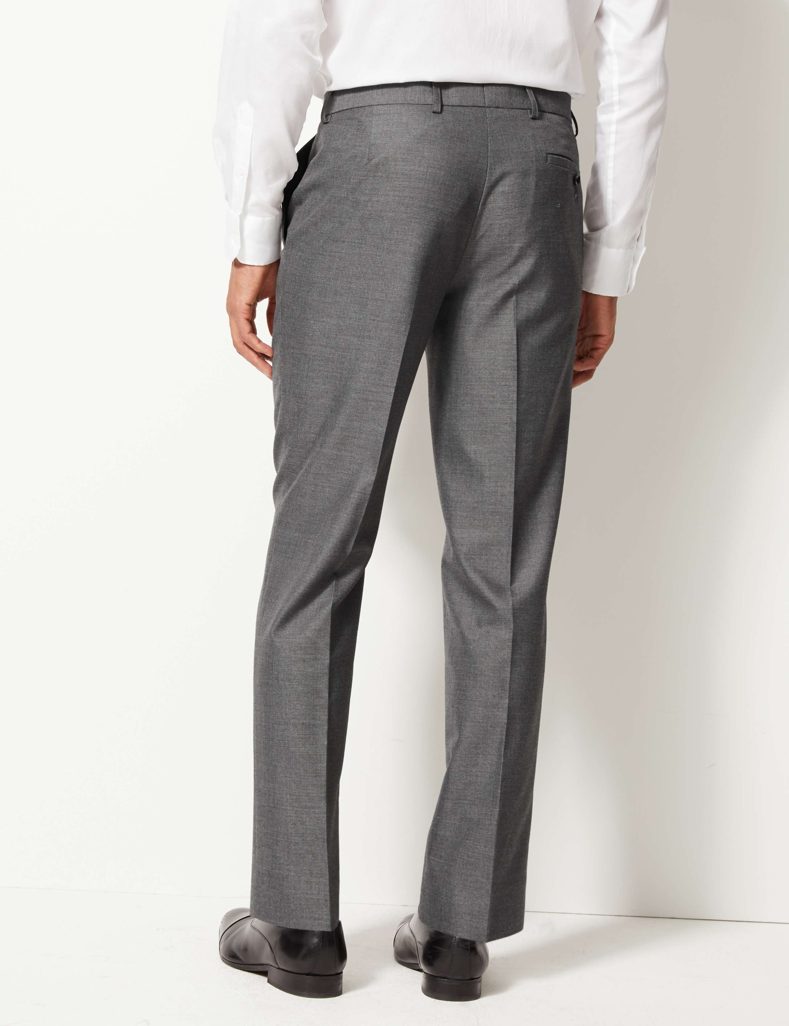 Grey Tailored Fit Trousers 4 of 6