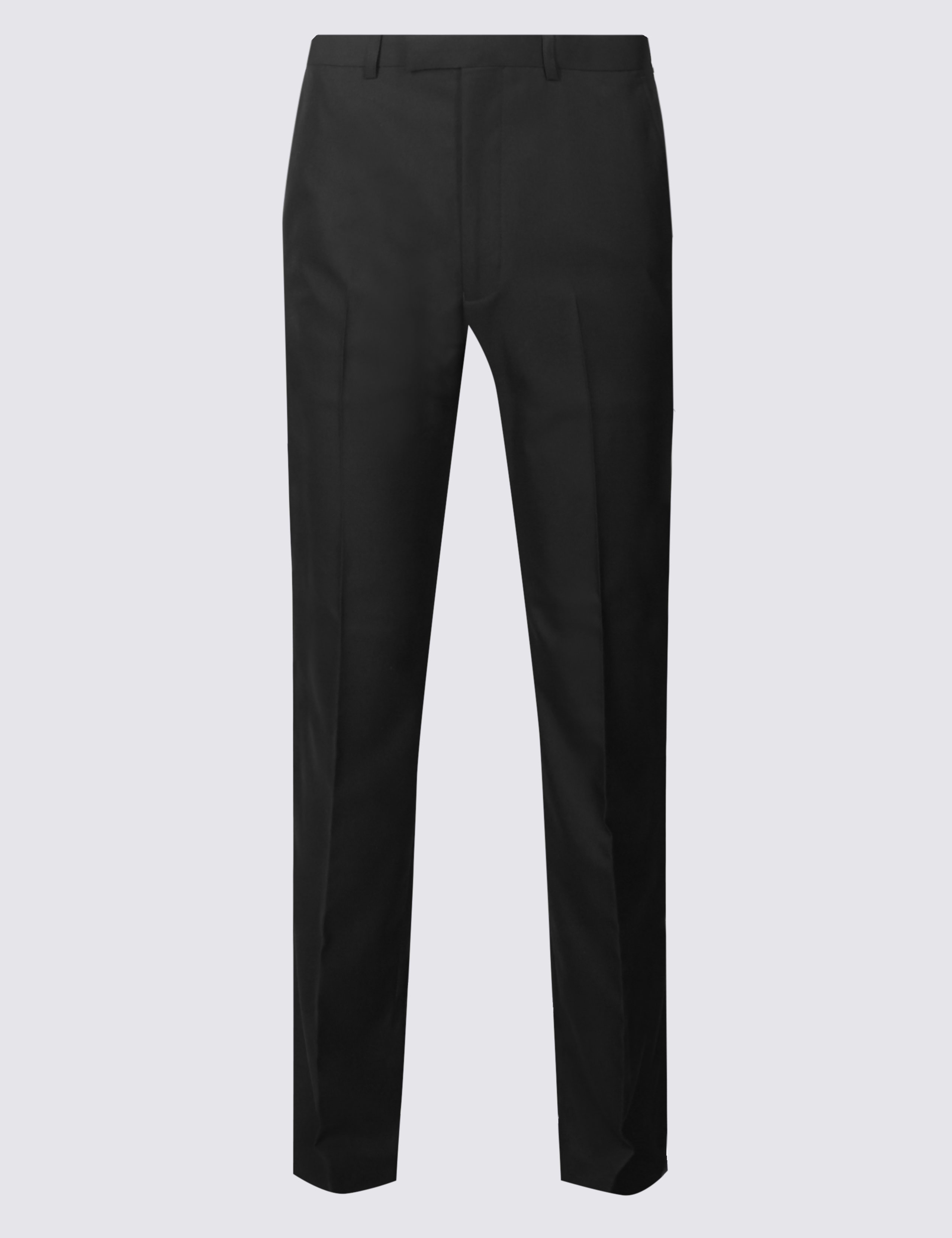 Black Tailored Fit Trousers 2 of 5