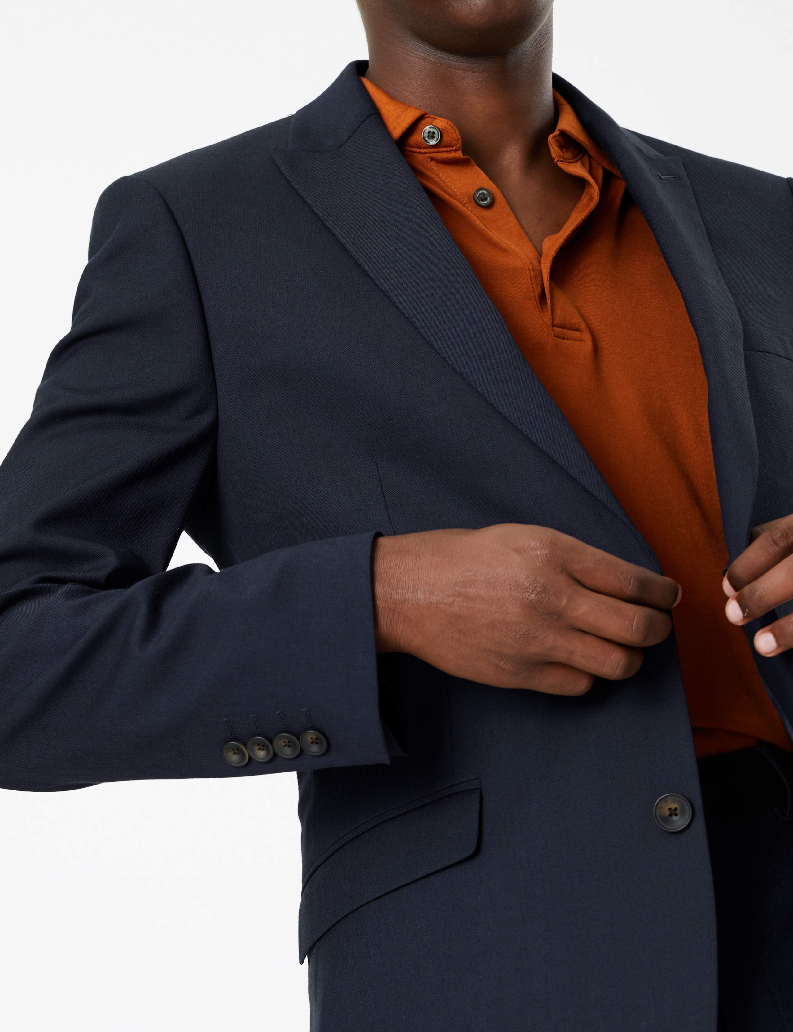 Skinny Fit Suit Jacket with Stretch 4 of 7