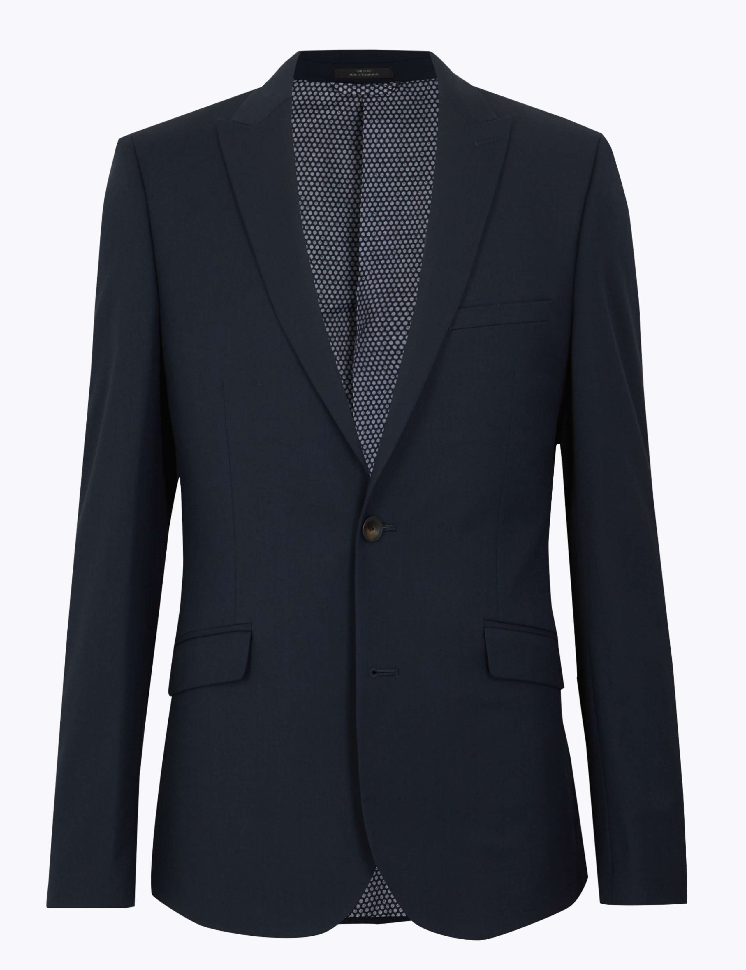 Skinny Fit Suit Jacket with Stretch 2 of 7