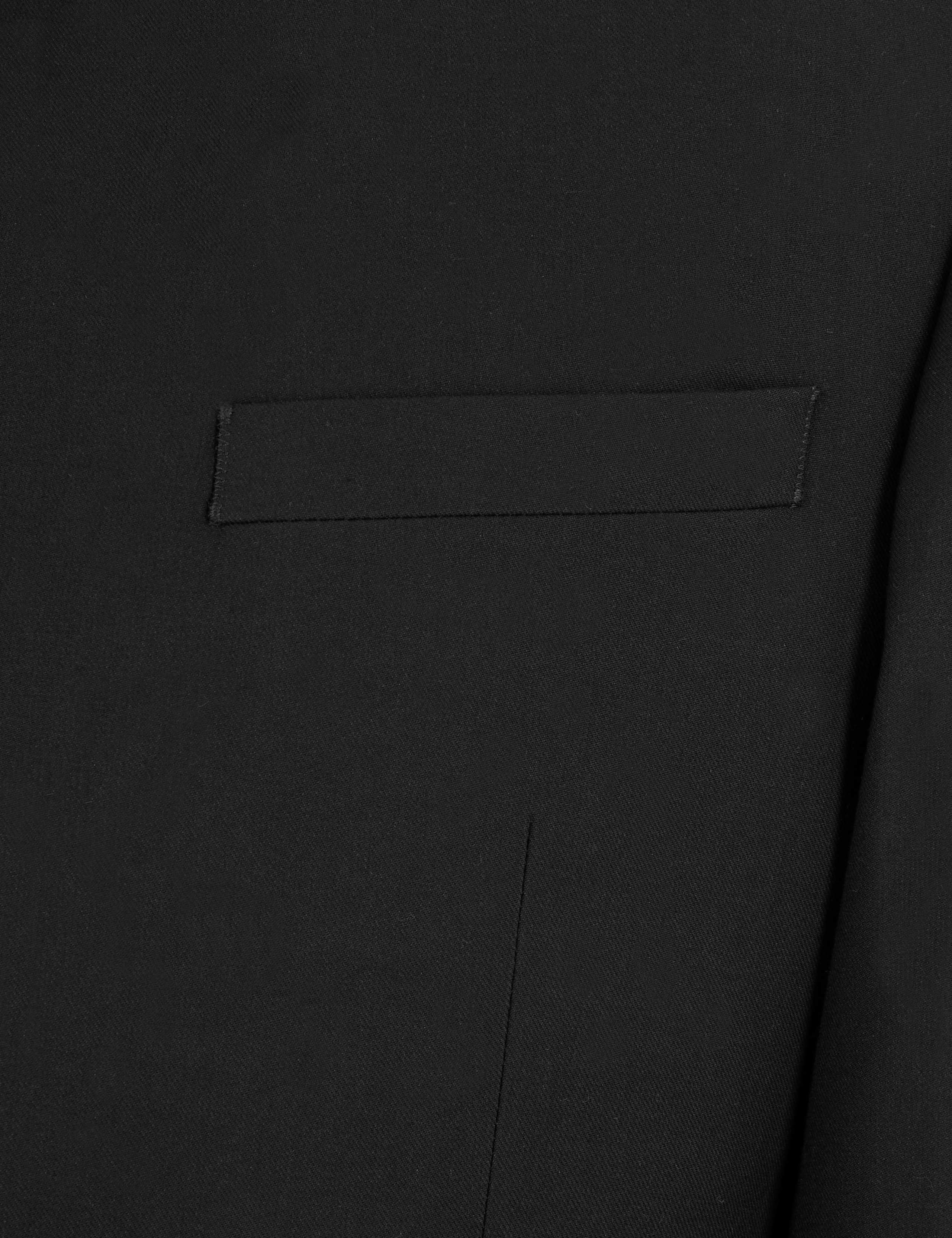 Big & Tall Black Slim Fit Jacket with Stretch 7 of 7