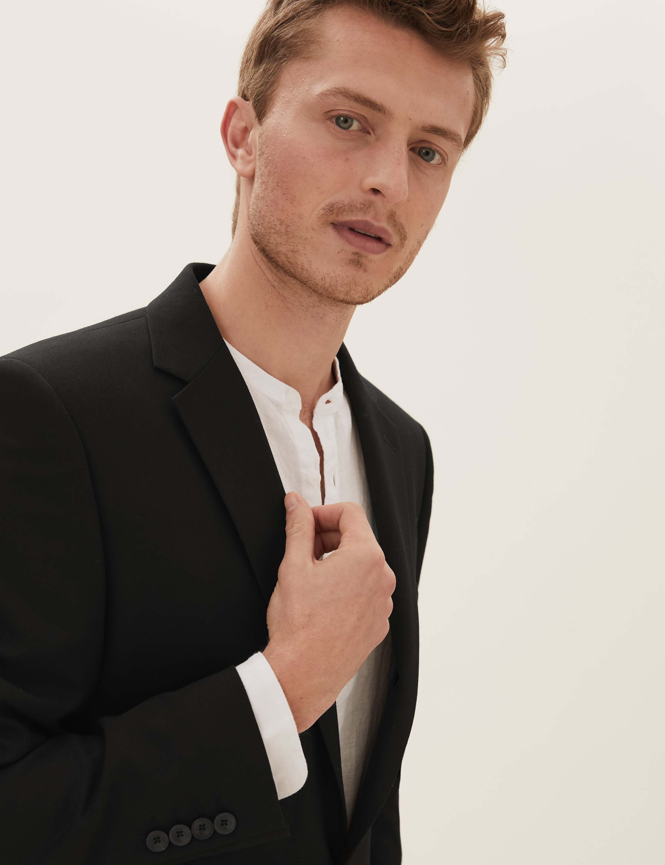 Black Regular Fit Jacket 4 of 9