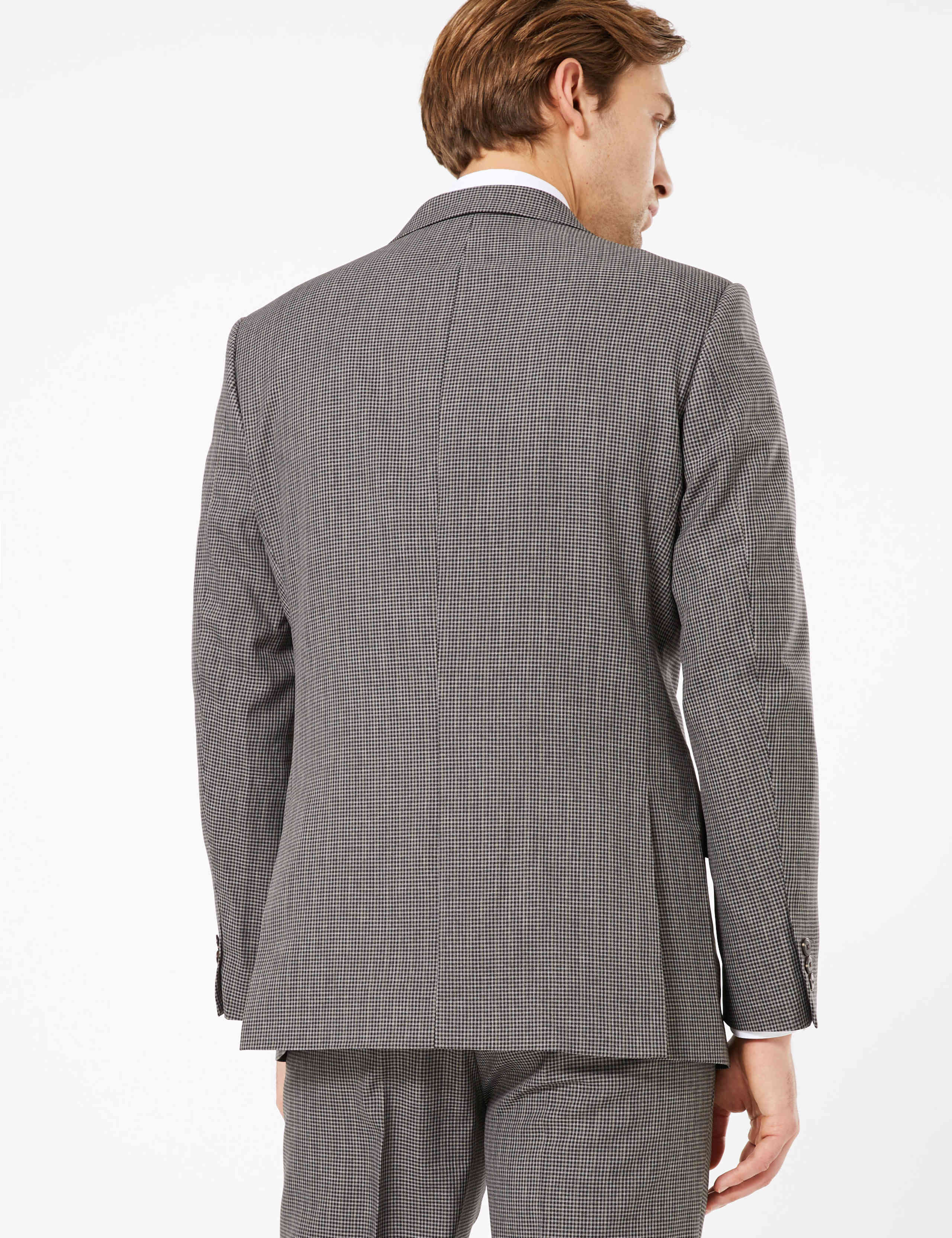 Regular Fit Puppytooth Jacket 4 of 7