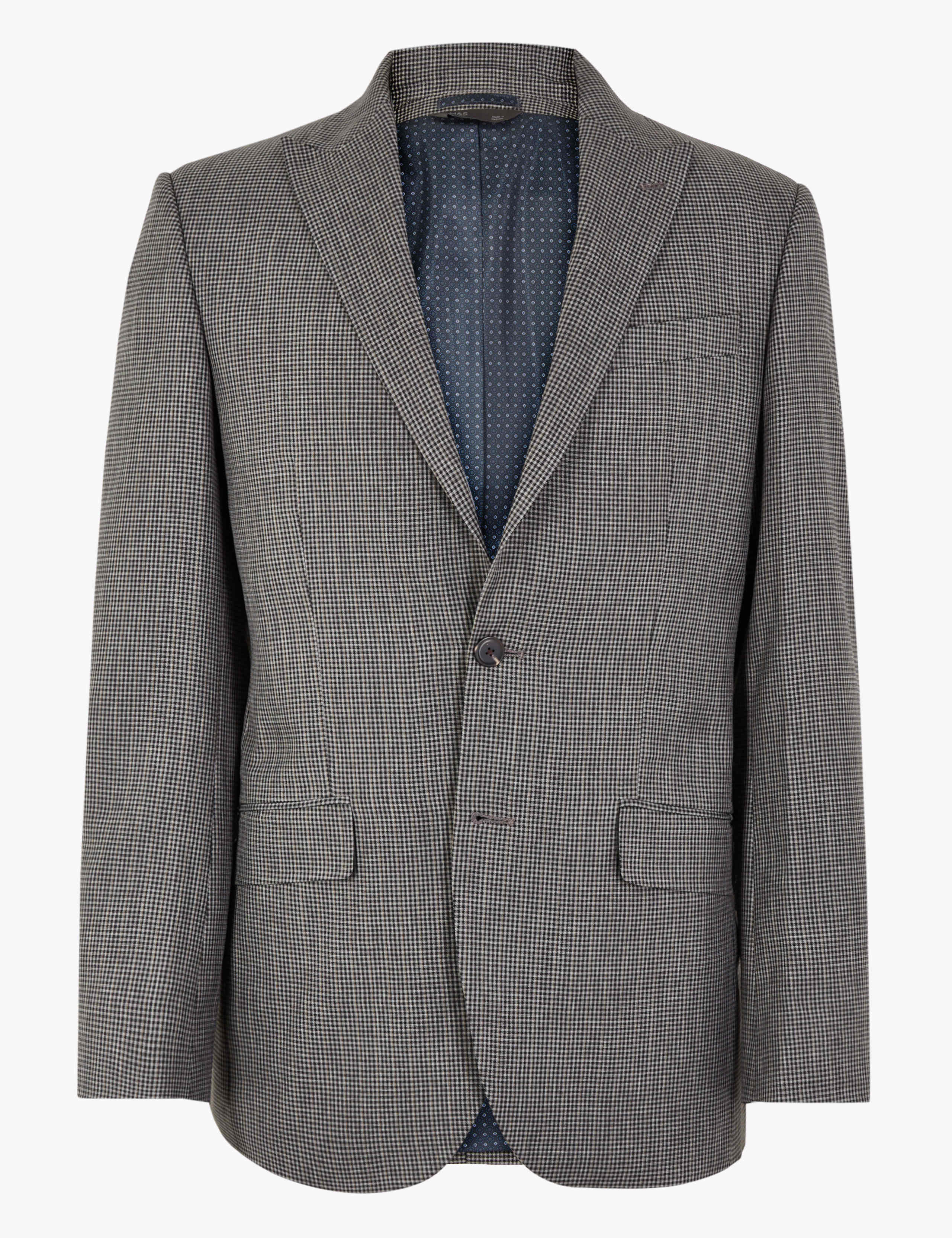 Regular Fit Puppytooth Jacket 2 of 7